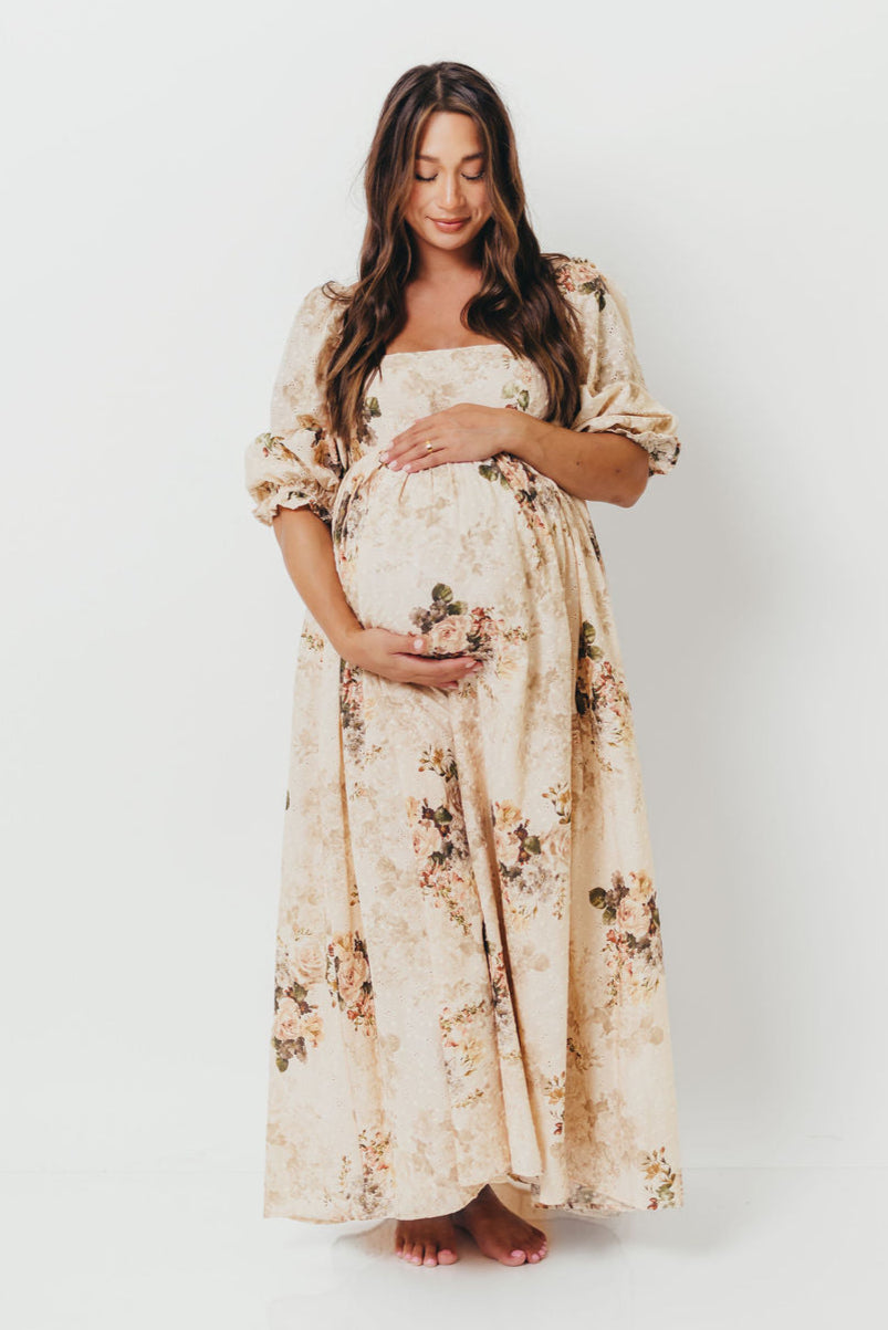 【CARAMEL】MISSOURI DRESS - CREAM FLORAL Caramel Floral Midi Dress - All Dresses | Red Dress