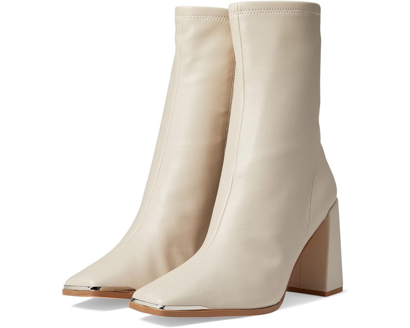 Marvin Square Toe Boot in Cream