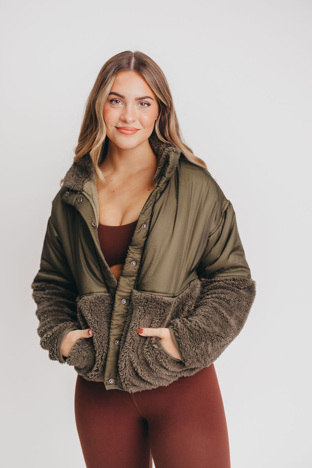 The Delia Jacket in Olive