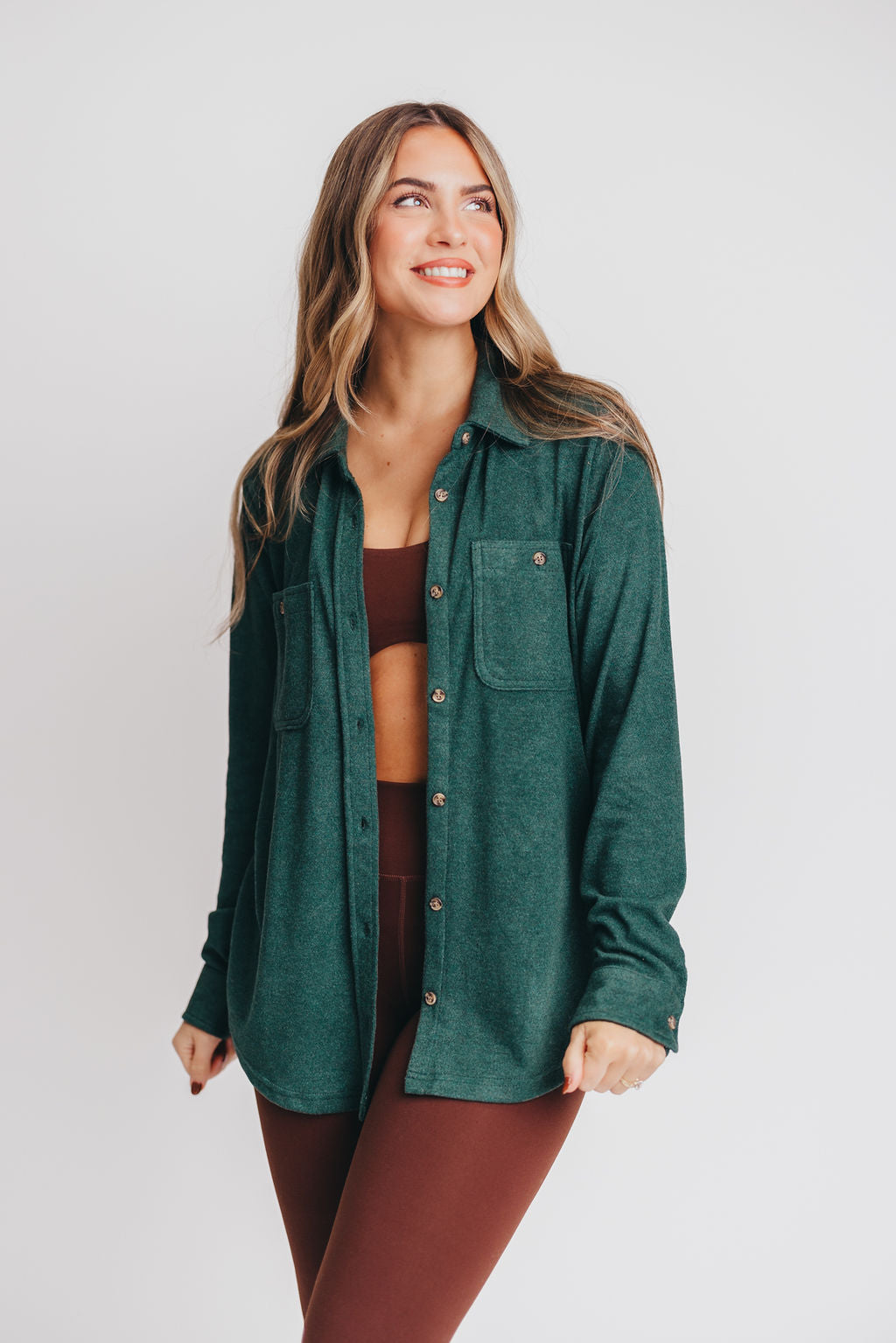 The Lewis Shirt in Evergreen
