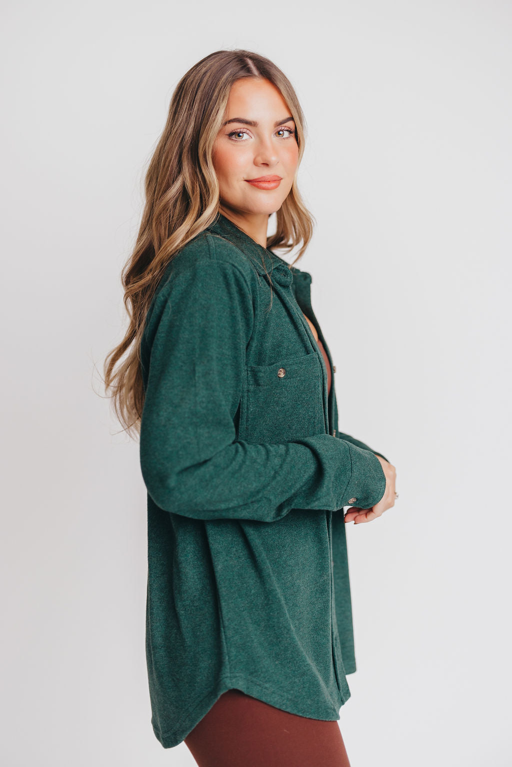 The Lewis Shirt in Evergreen