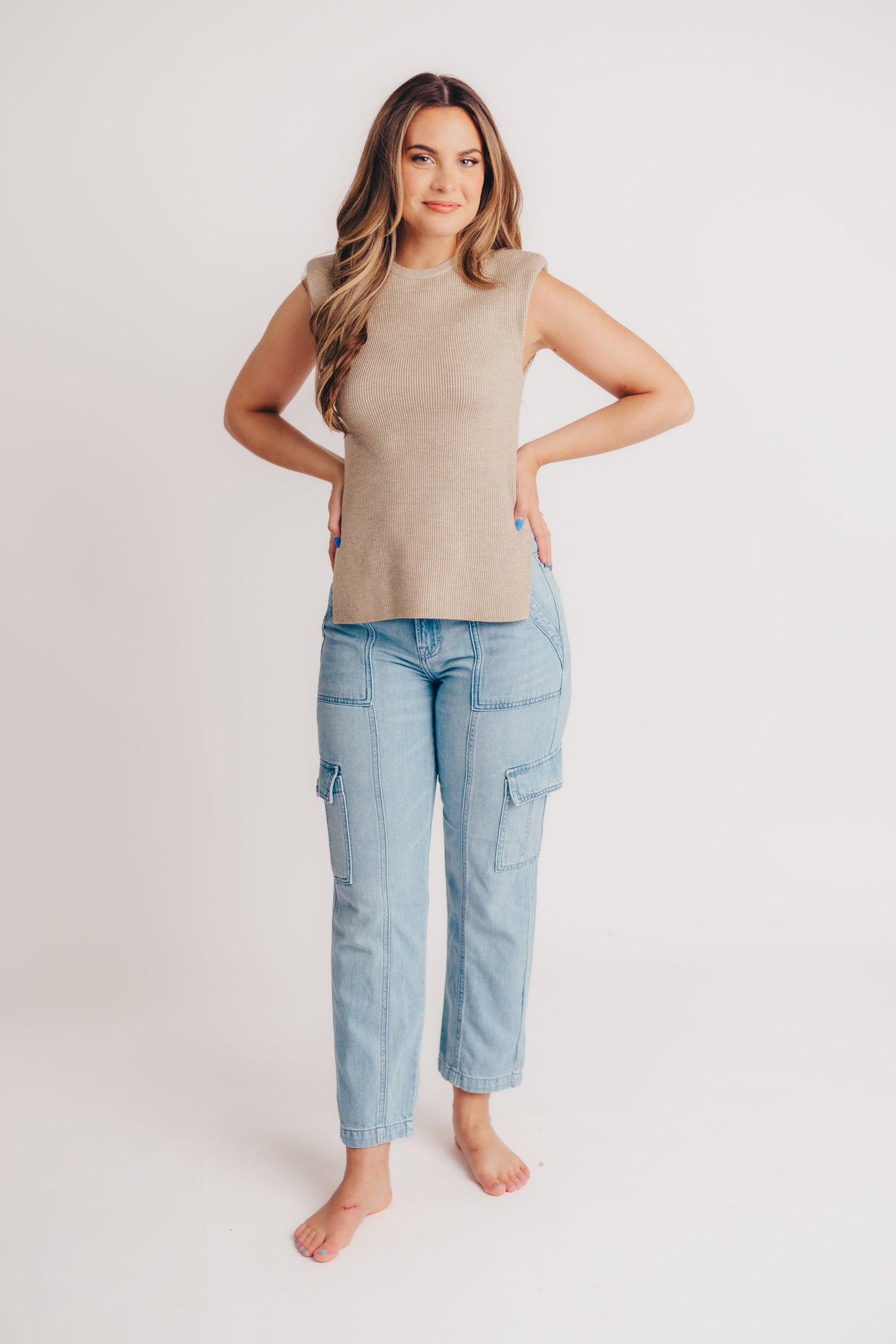 Tracey Light Blue Cargo
