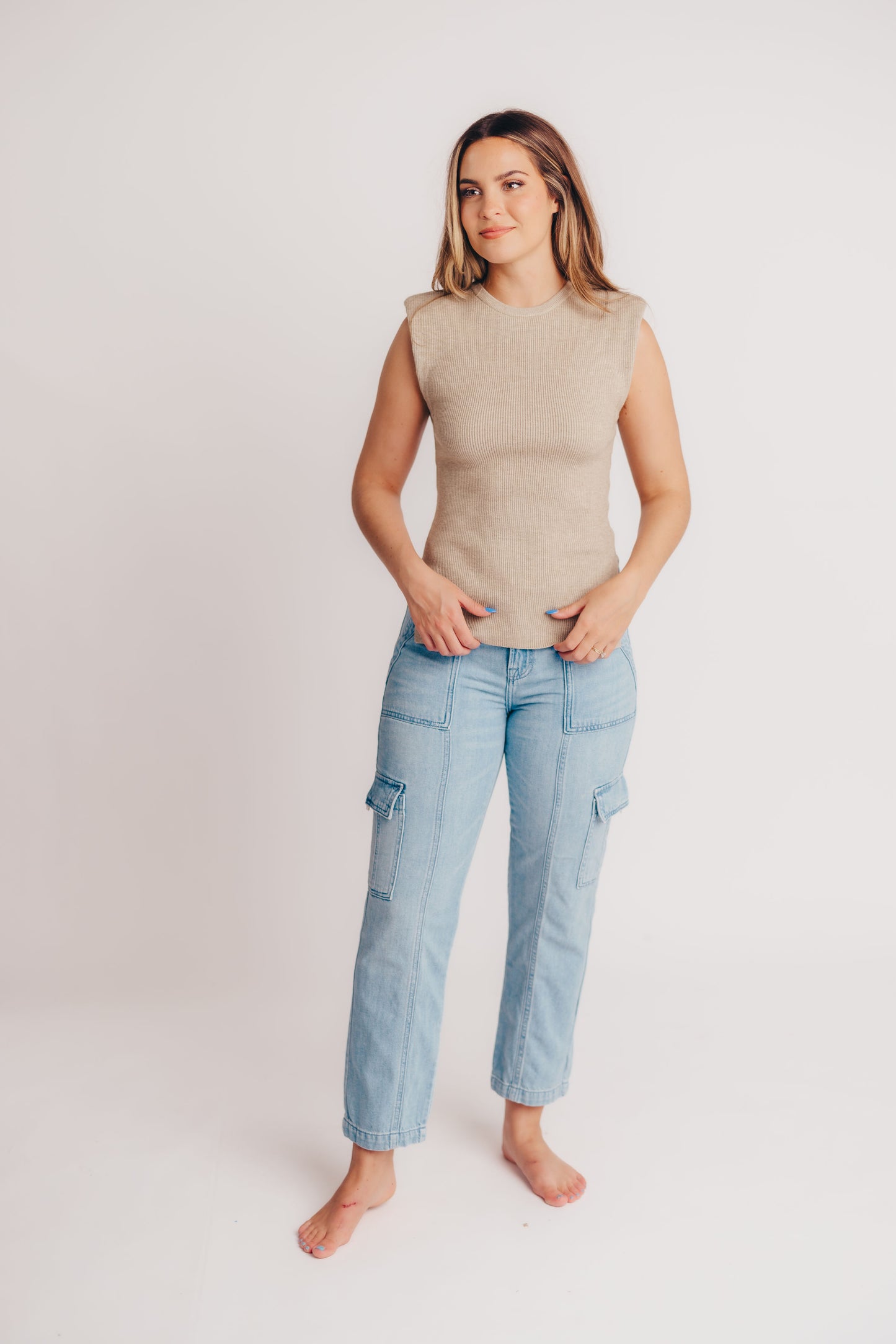 Tracey Light Blue Cargo
