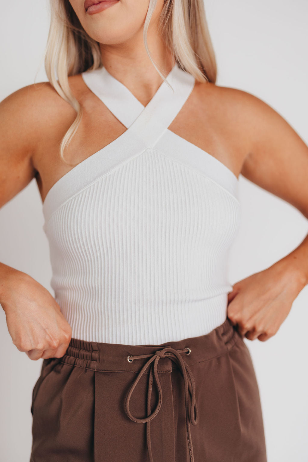 Marta Cargo Style Trousers in Espresso