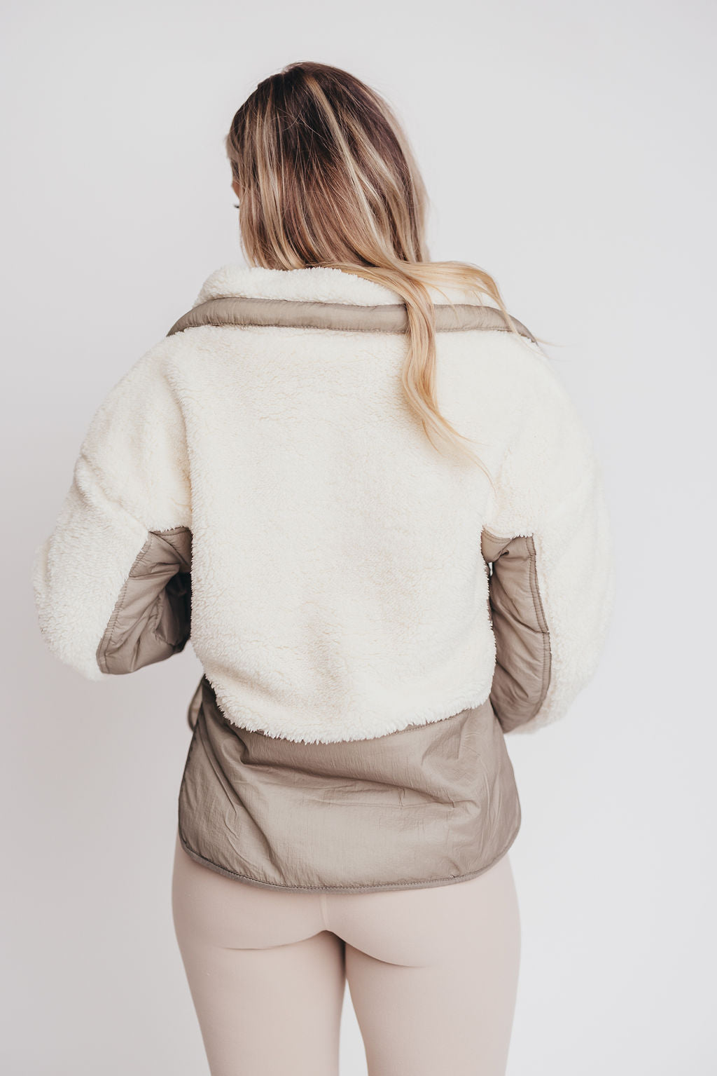 The Aurora Pullover in Sage Cream