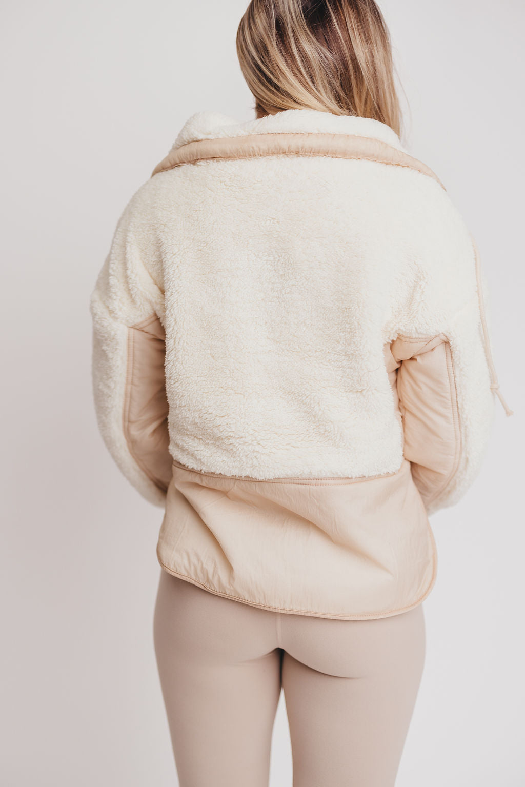 The Aurora Pullover in Rose Cream