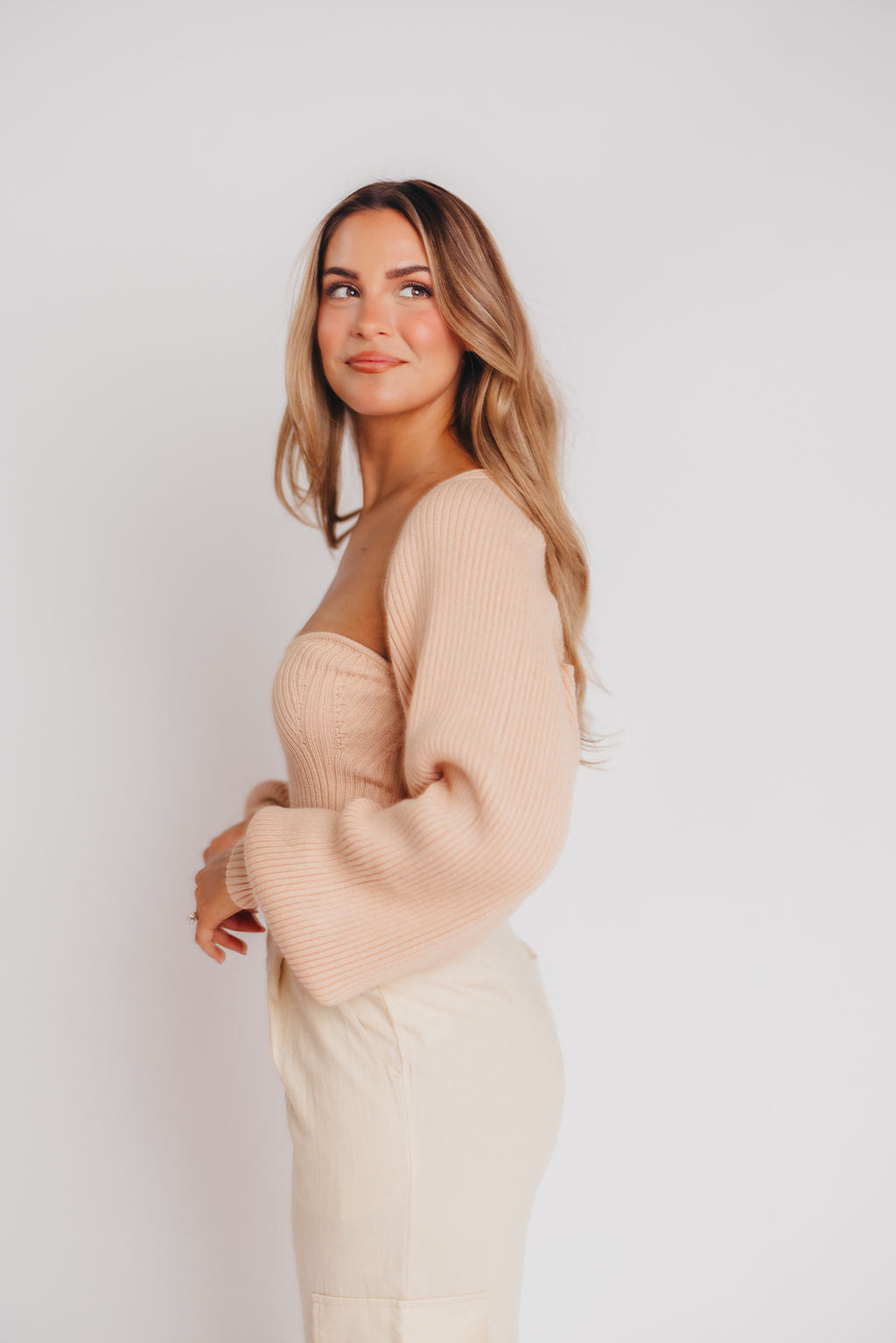 Camile Bustier & Bolero Set in Wintermelon