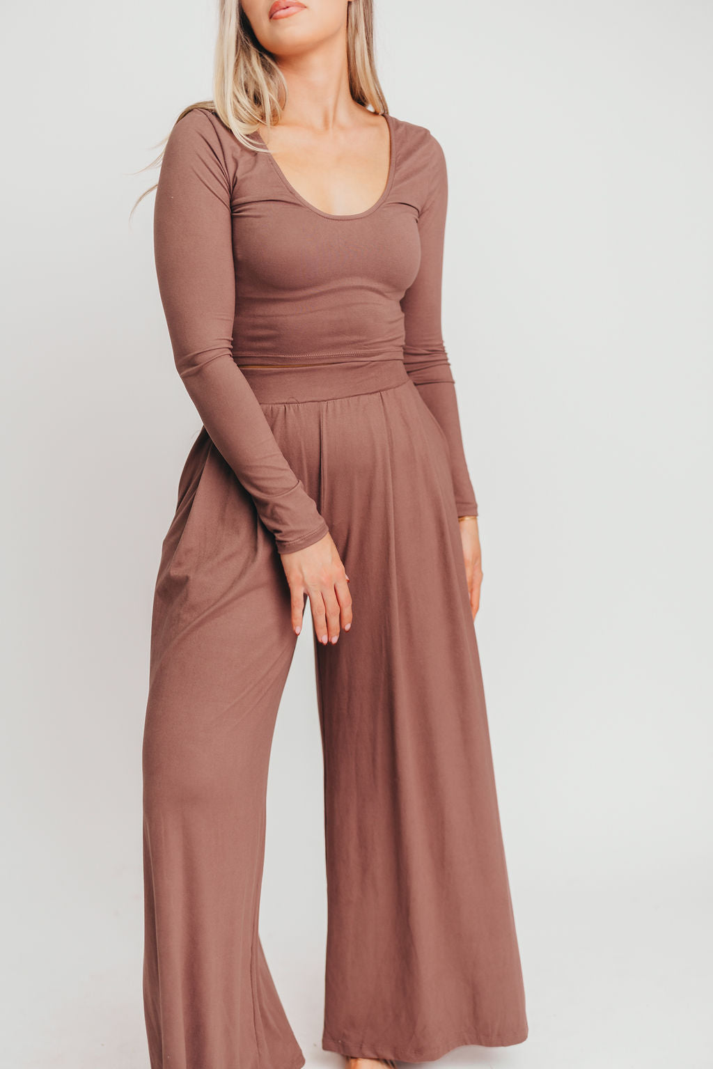 The Ashton Pant in Coffee