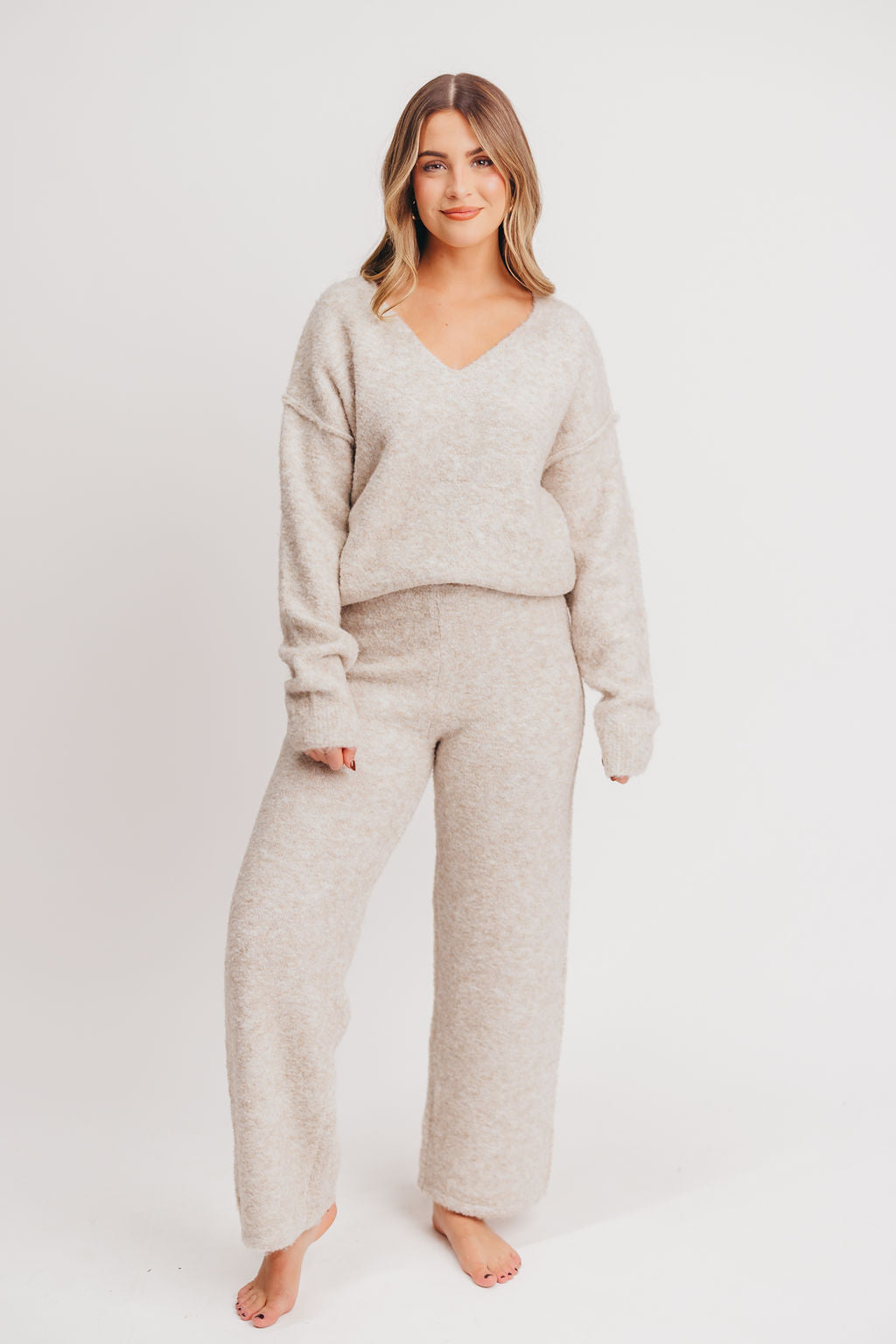 Xena Shearling Lounge Pullover