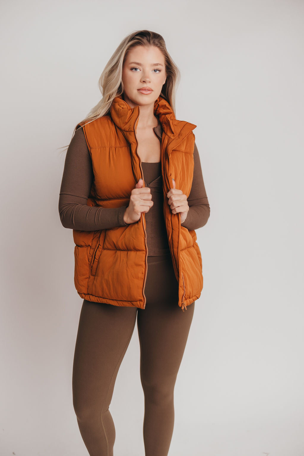 Kelsey Vest in Amber