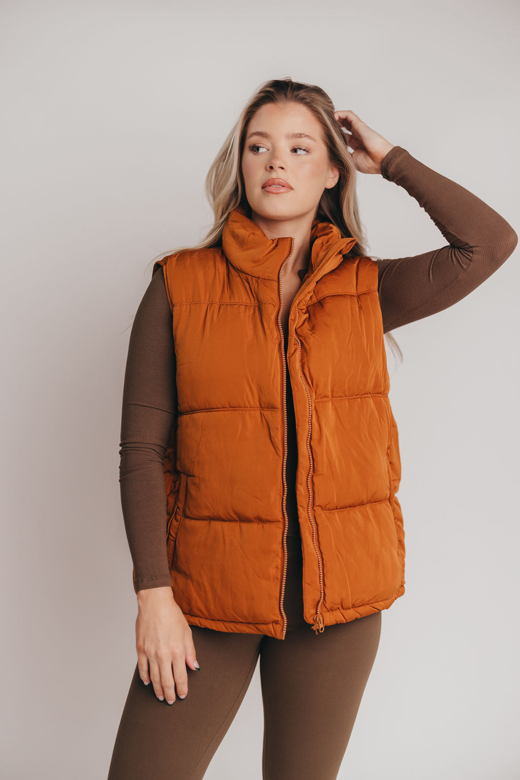 Kelsey Vest in Amber