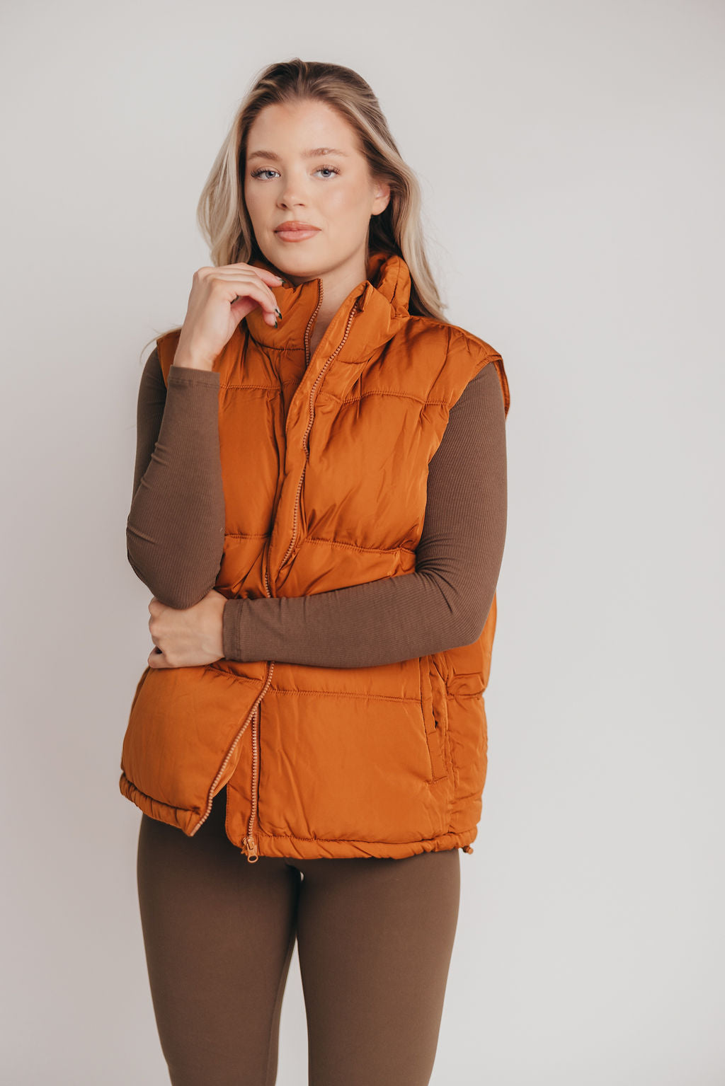 Kelsey Vest in Amber