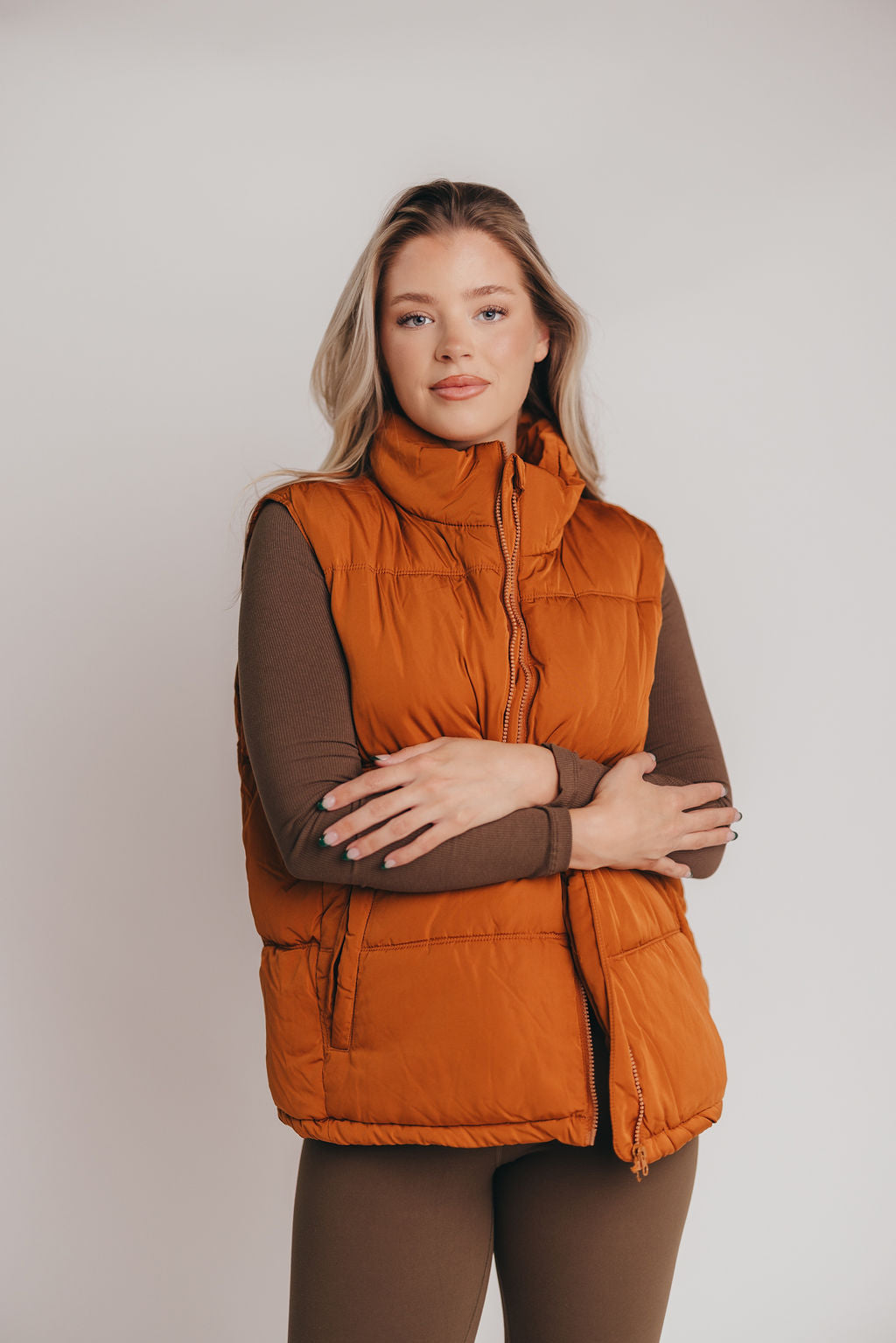 Kelsey Vest in Amber