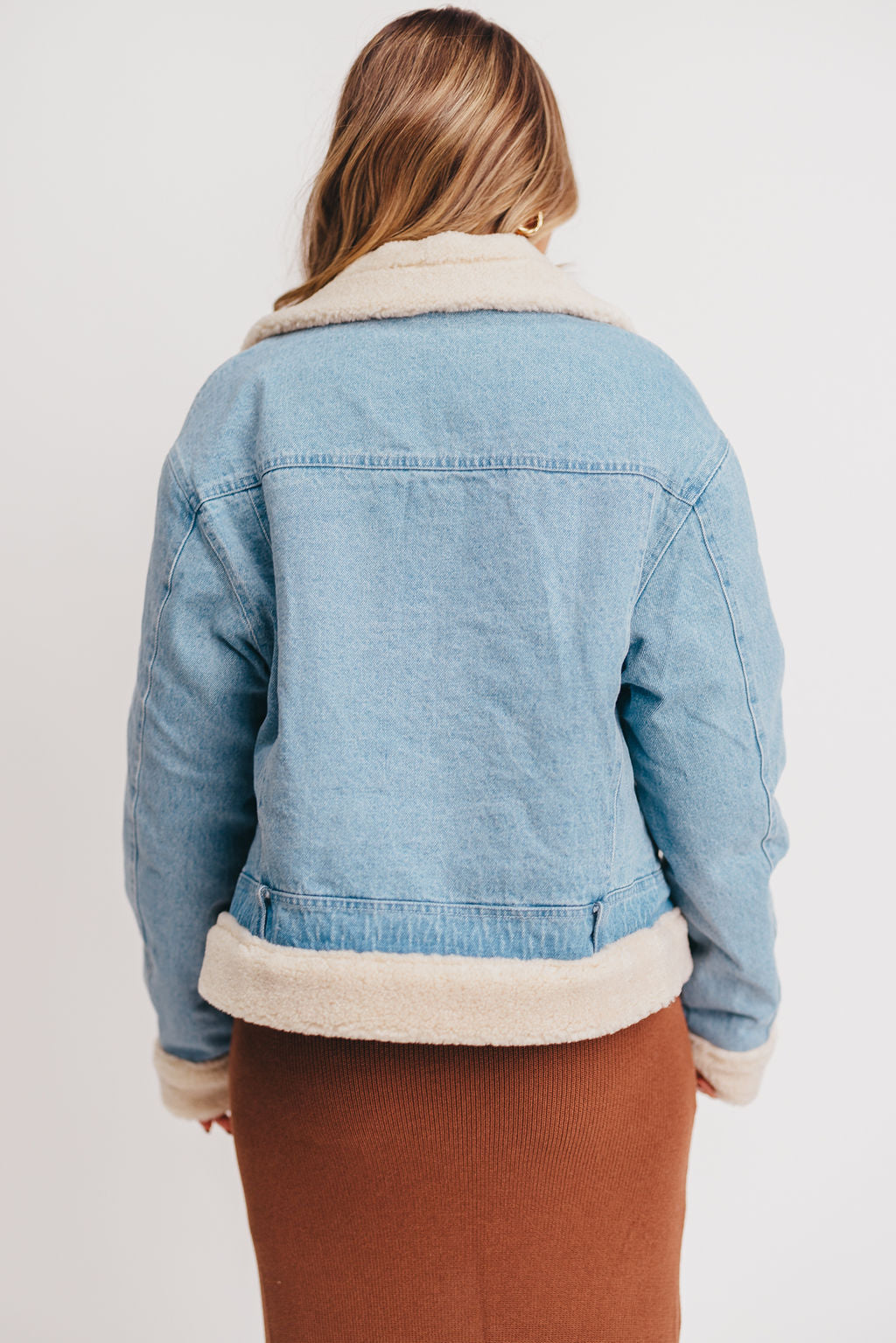 Dakota Denim Shearling Trucker Jacket