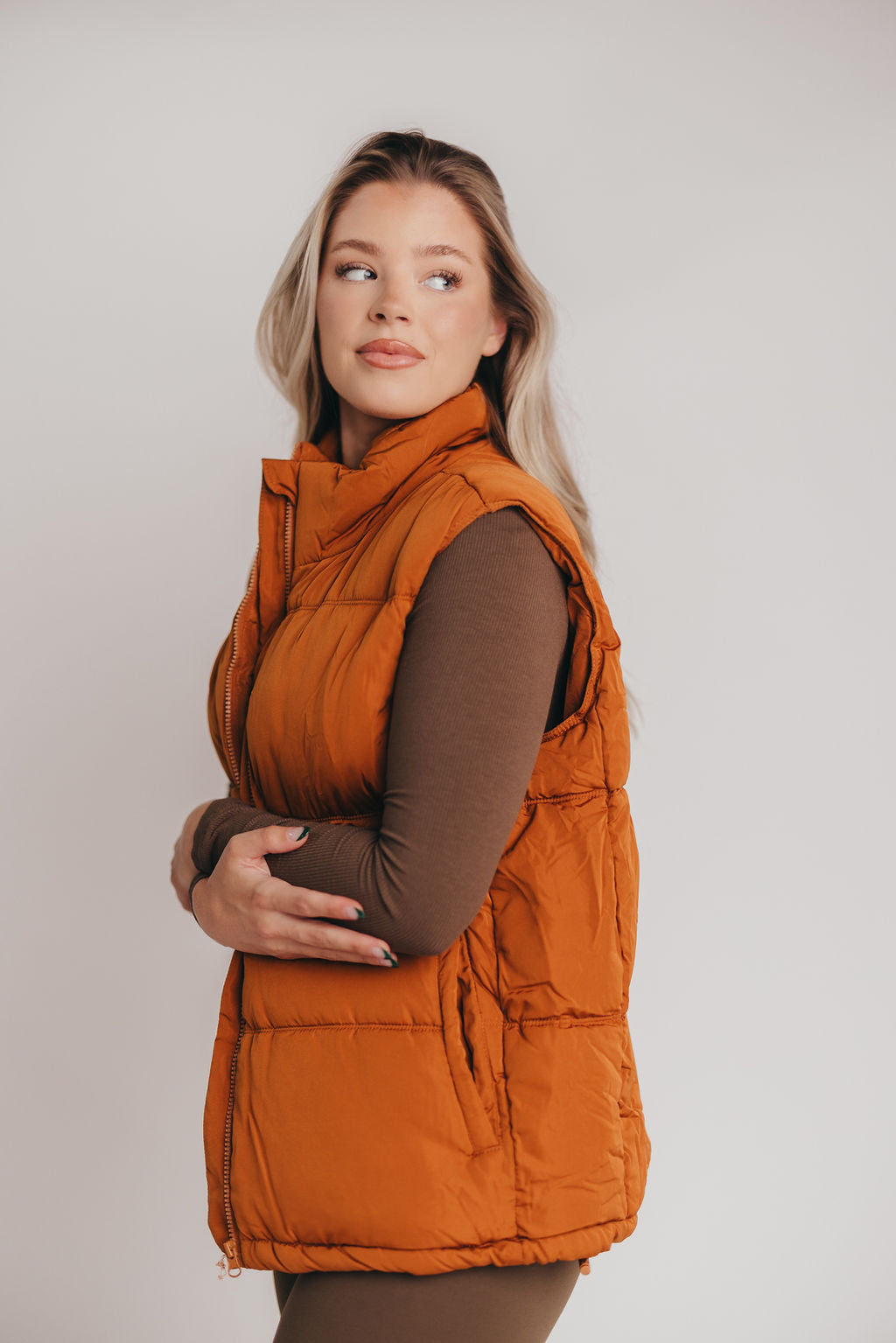 Kelsey Vest in Amber