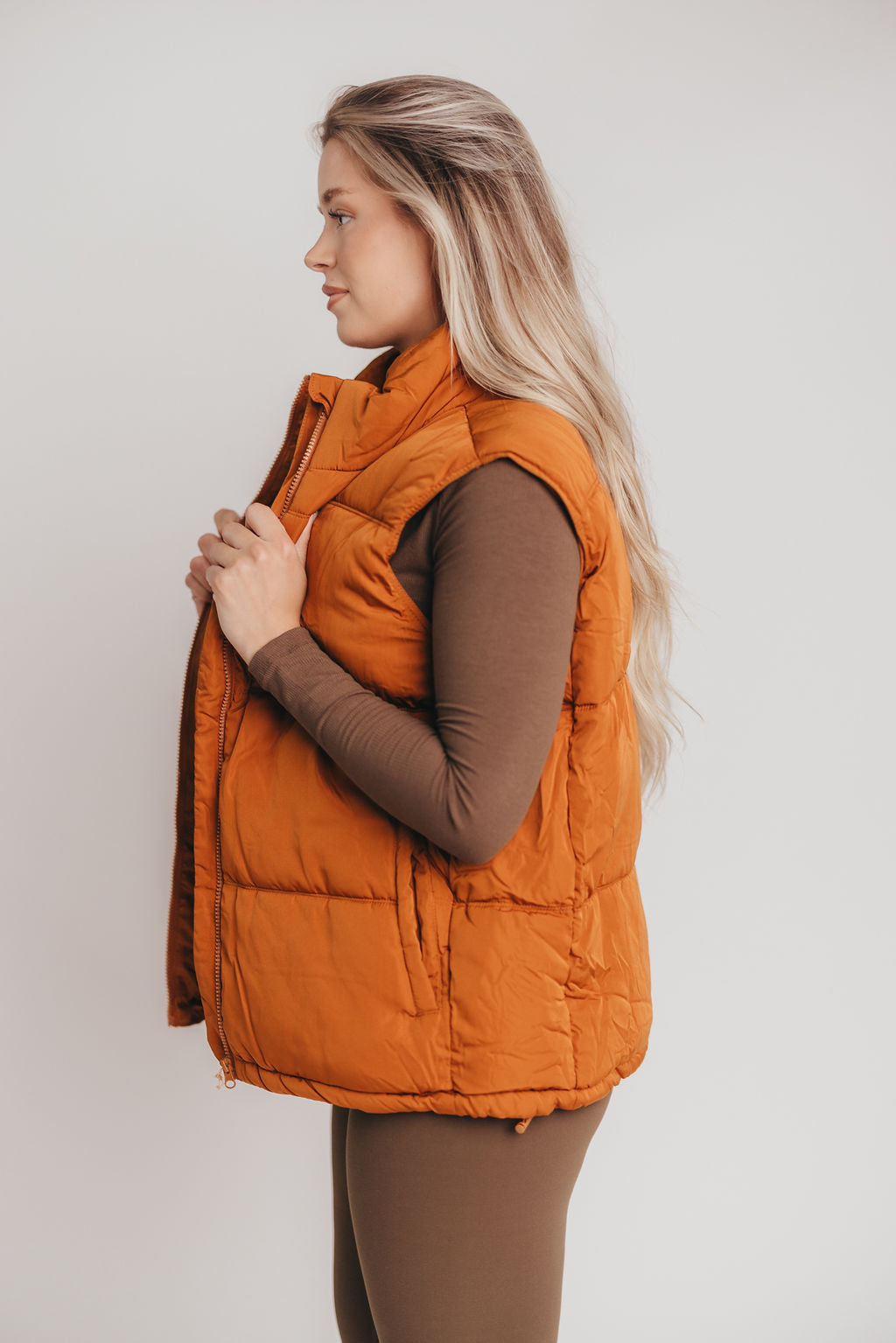 Kelsey Vest in Amber
