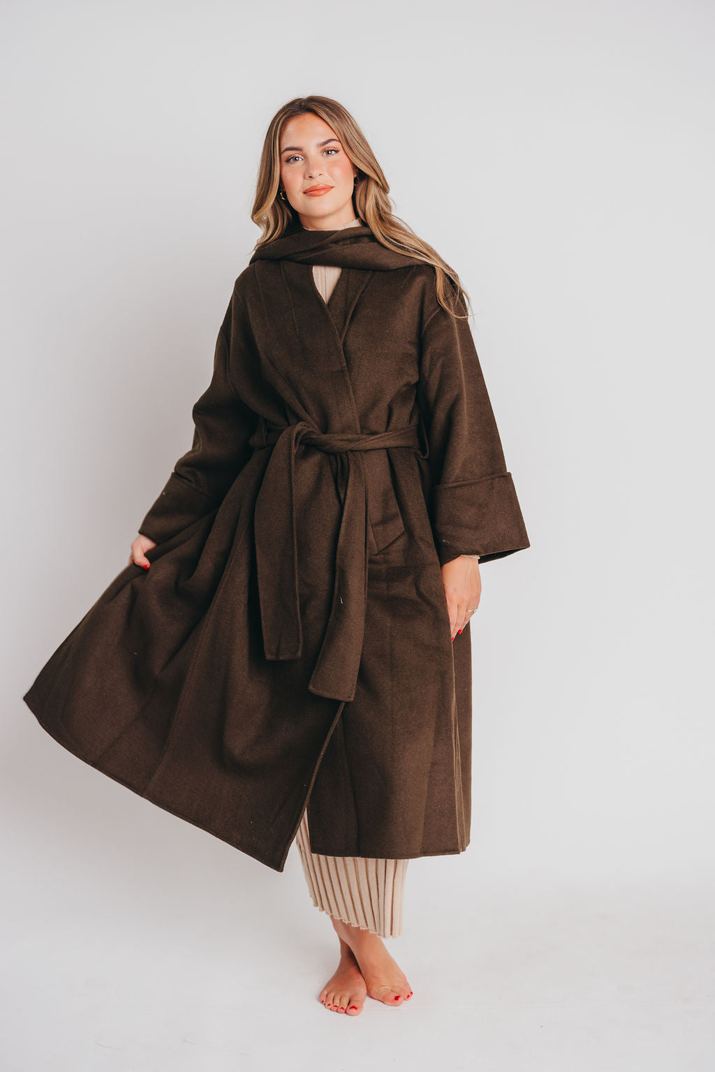 Rhodes Coat in Olive