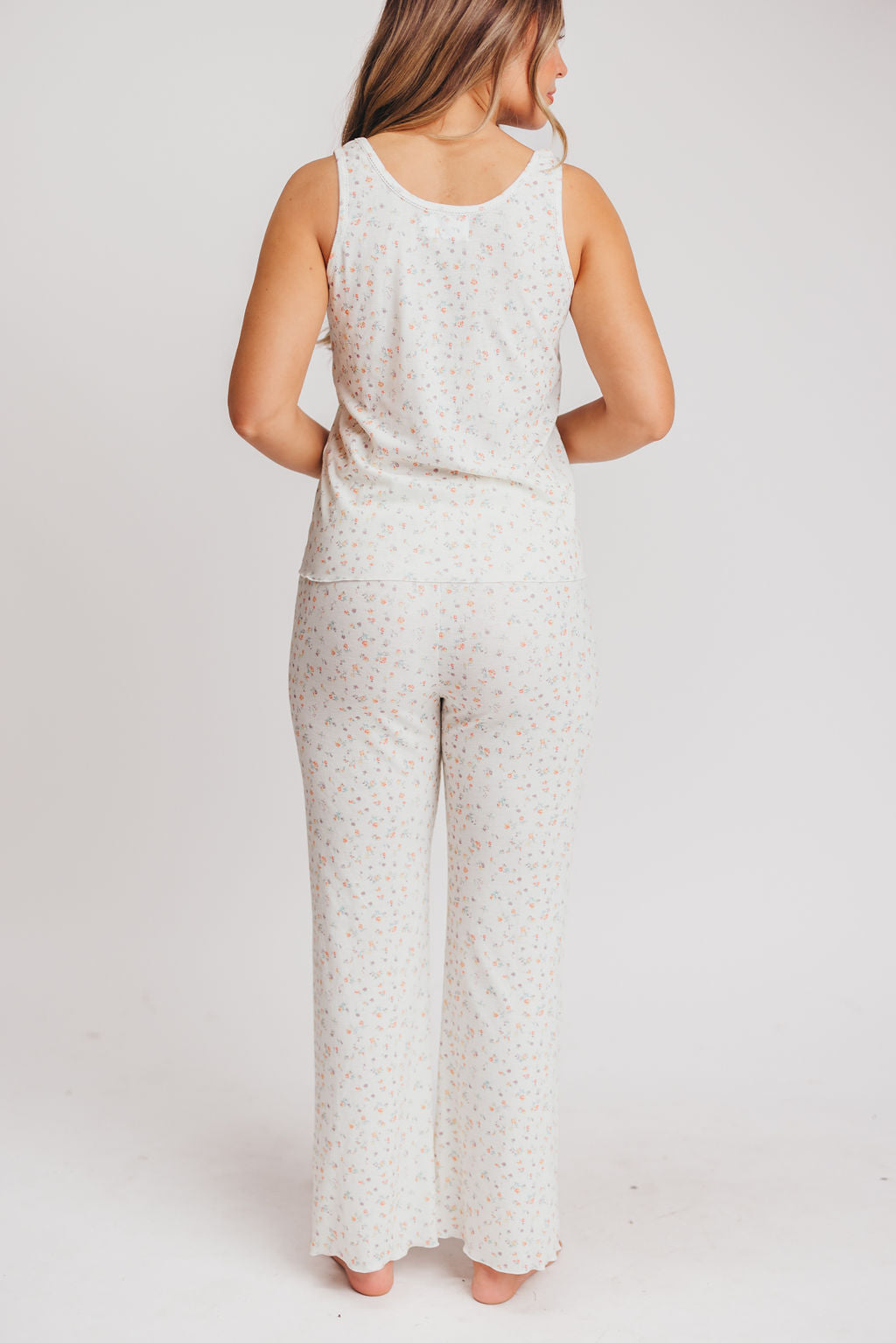 The Allison Pajama Set in Orange