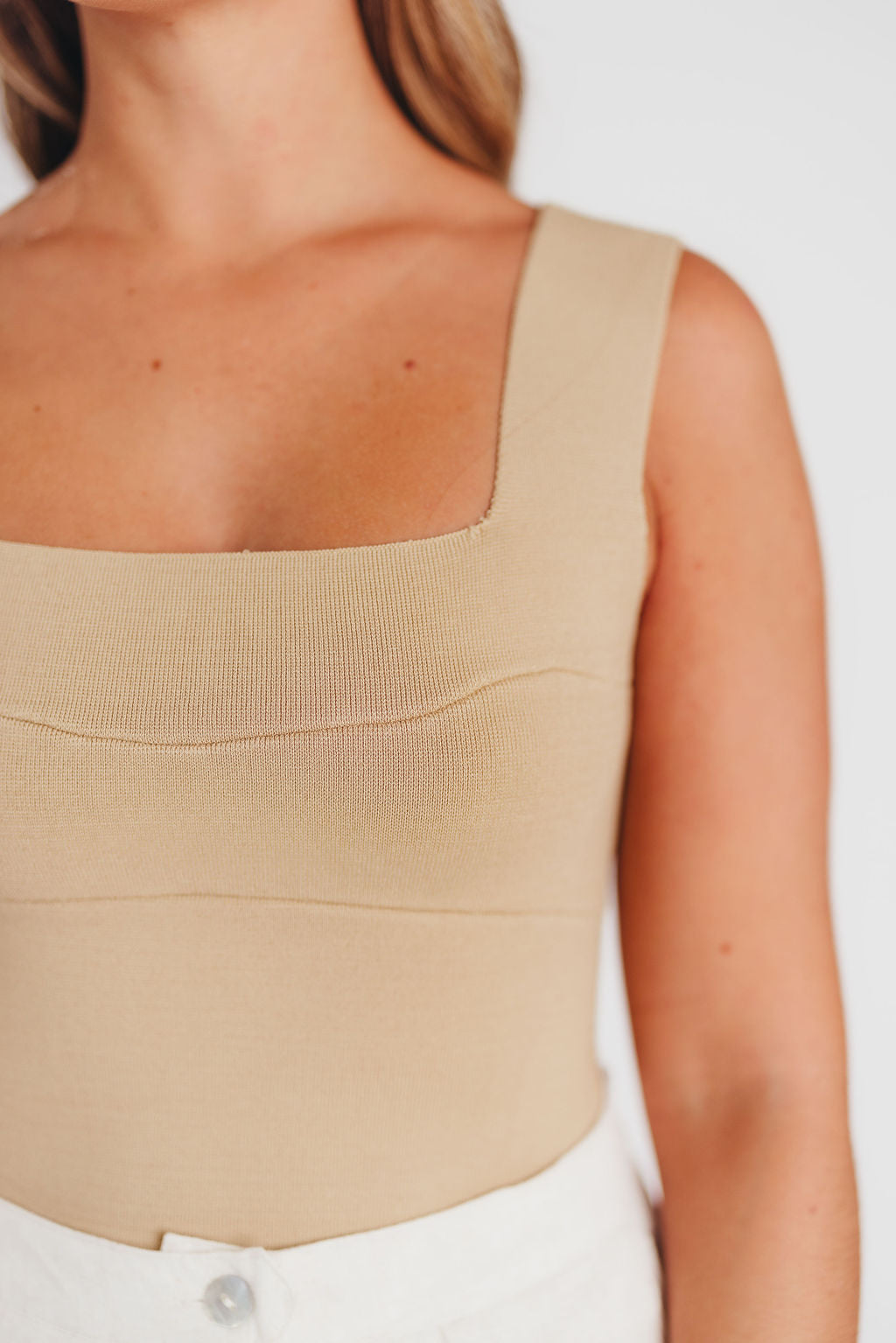 Audri Brami Top in Taupe