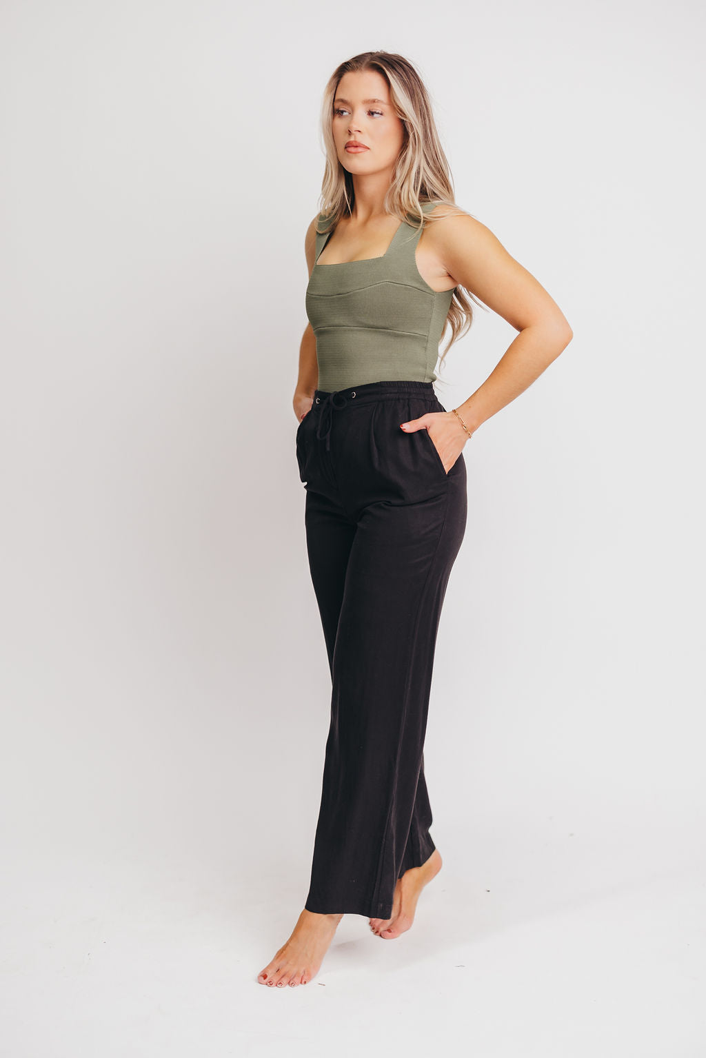 Audri Brami Top in Olive