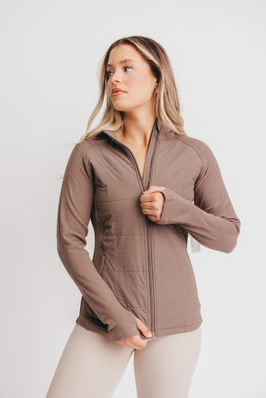 Rhett Rhett Hybrid Fleece Jacket in Olive