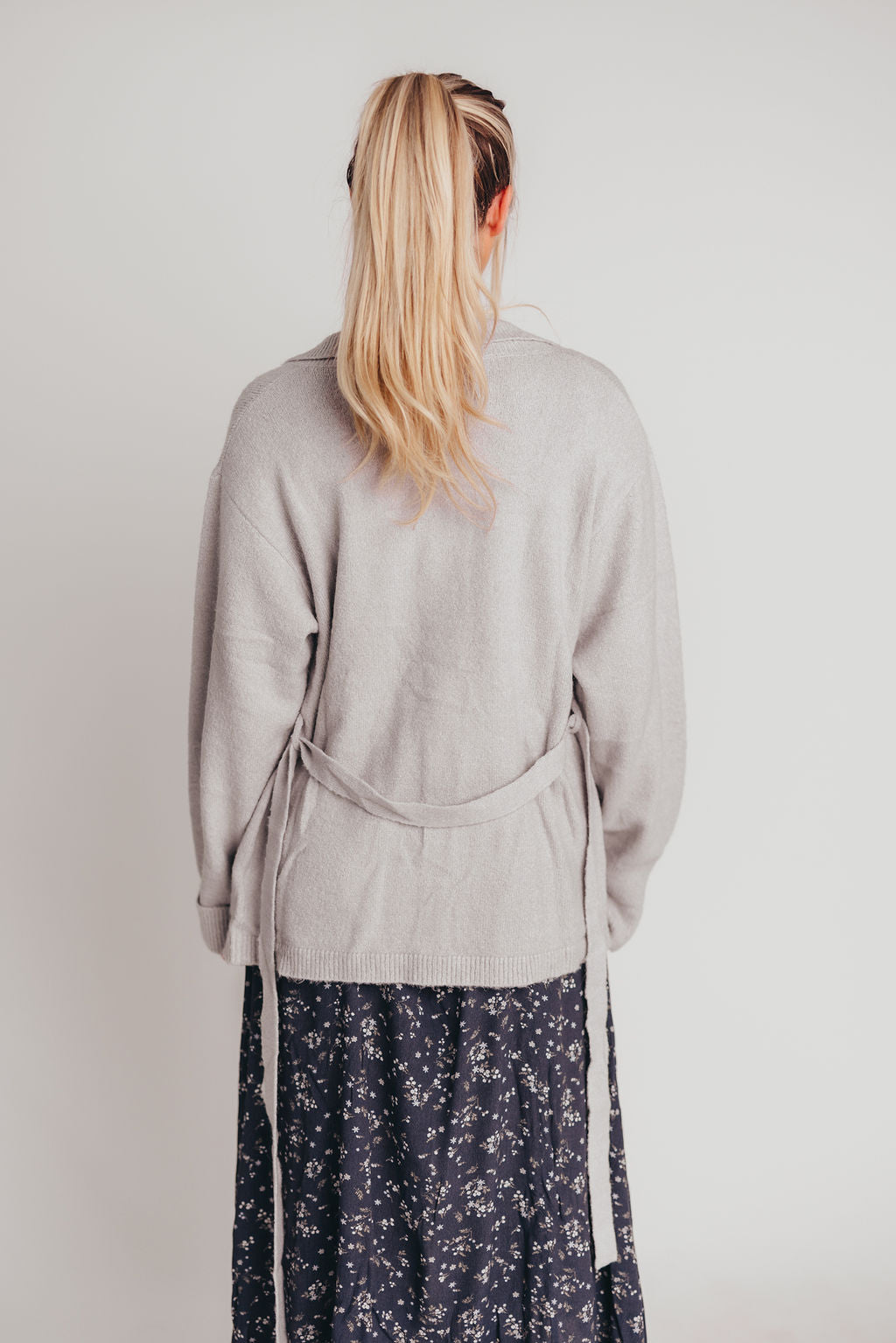 Doe Coat in Heather Grey
