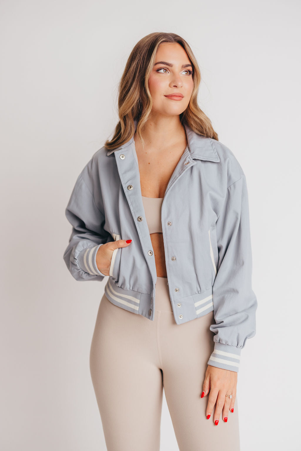 Heirloom Bomber Jacket in Blue