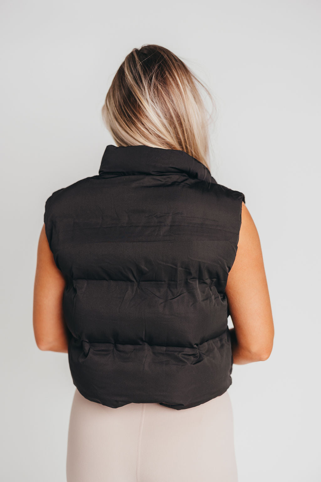 The Issey Vest in Black