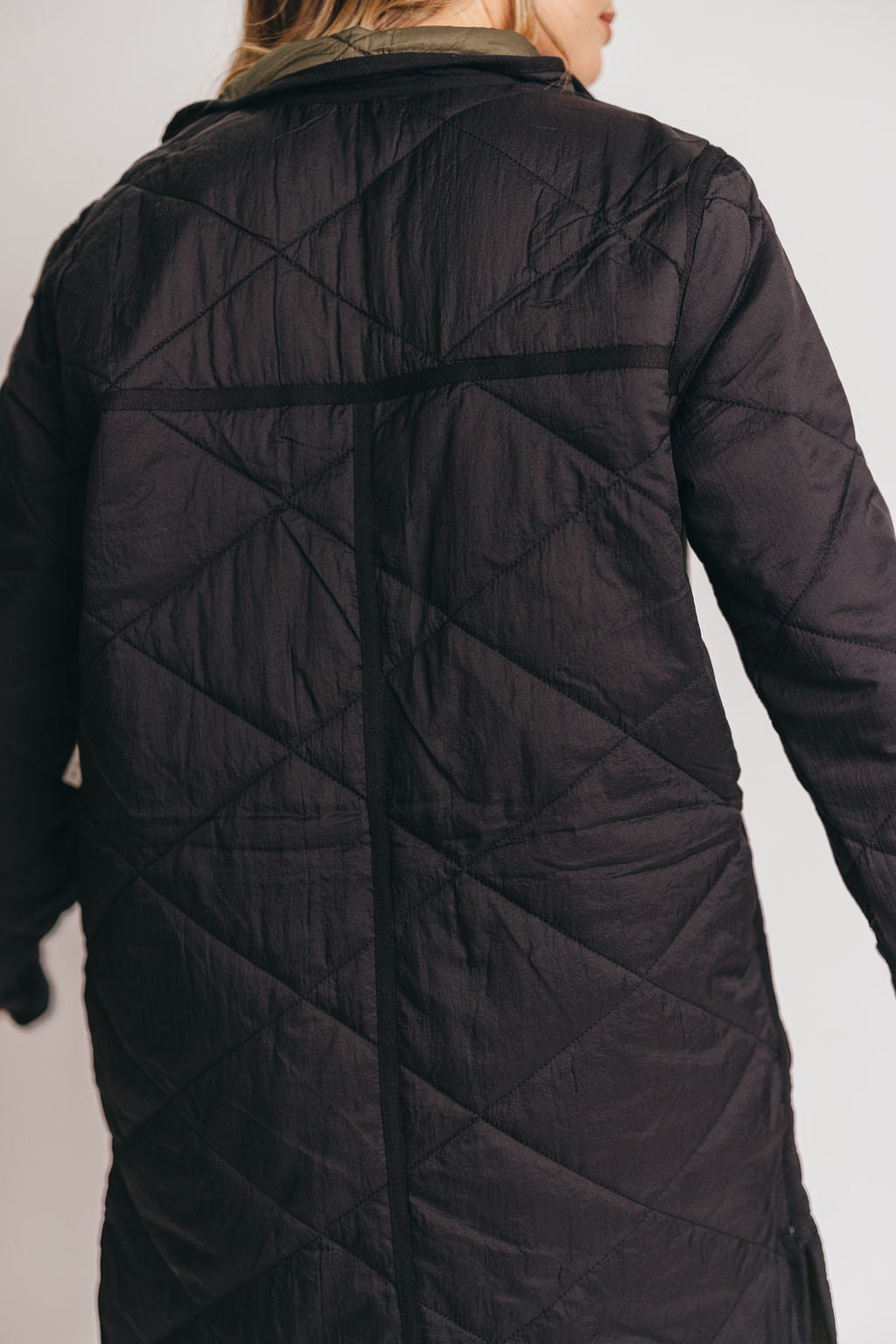 Pixie Reversible Jacket in Black Olive