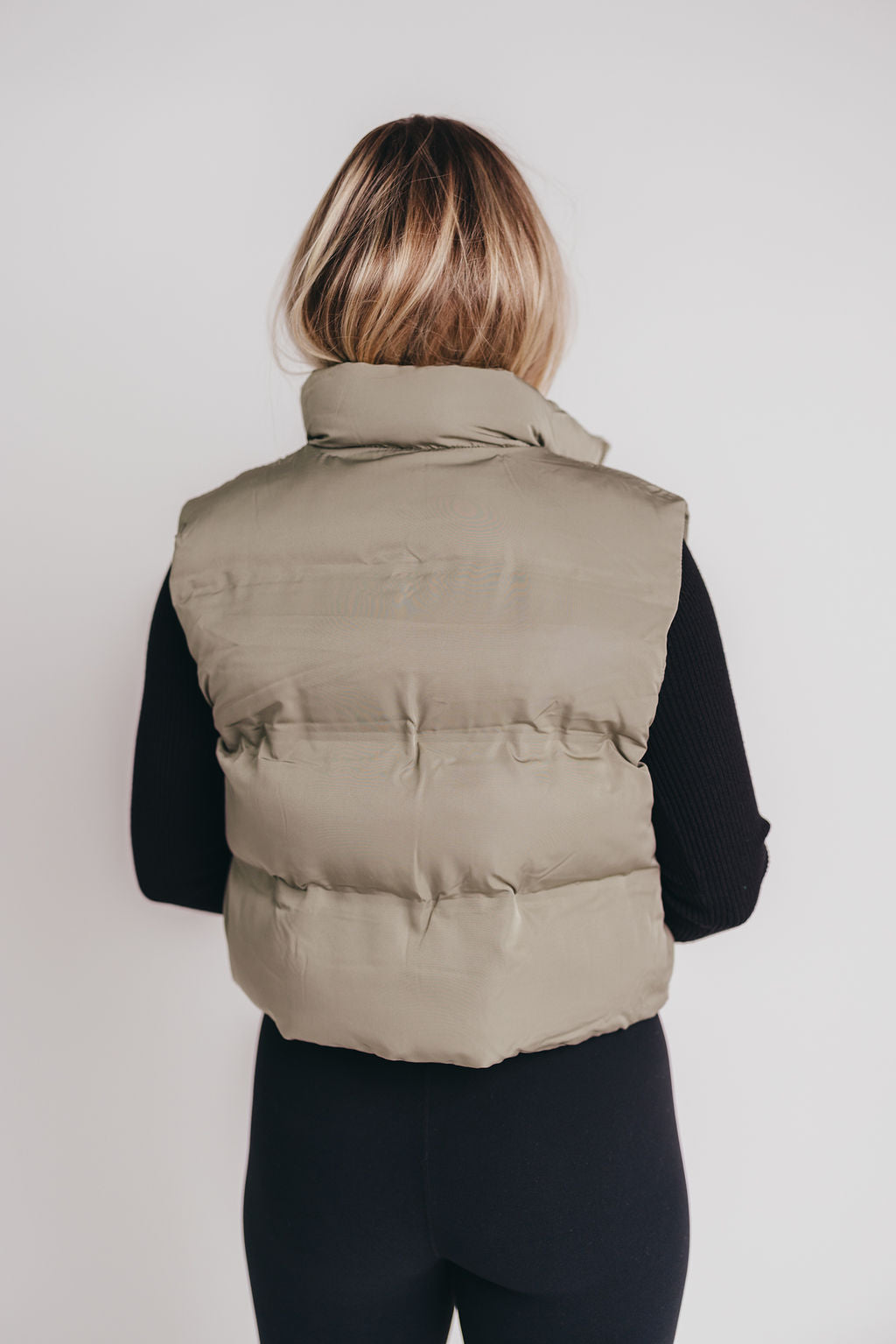 The Issey Vest in Olive