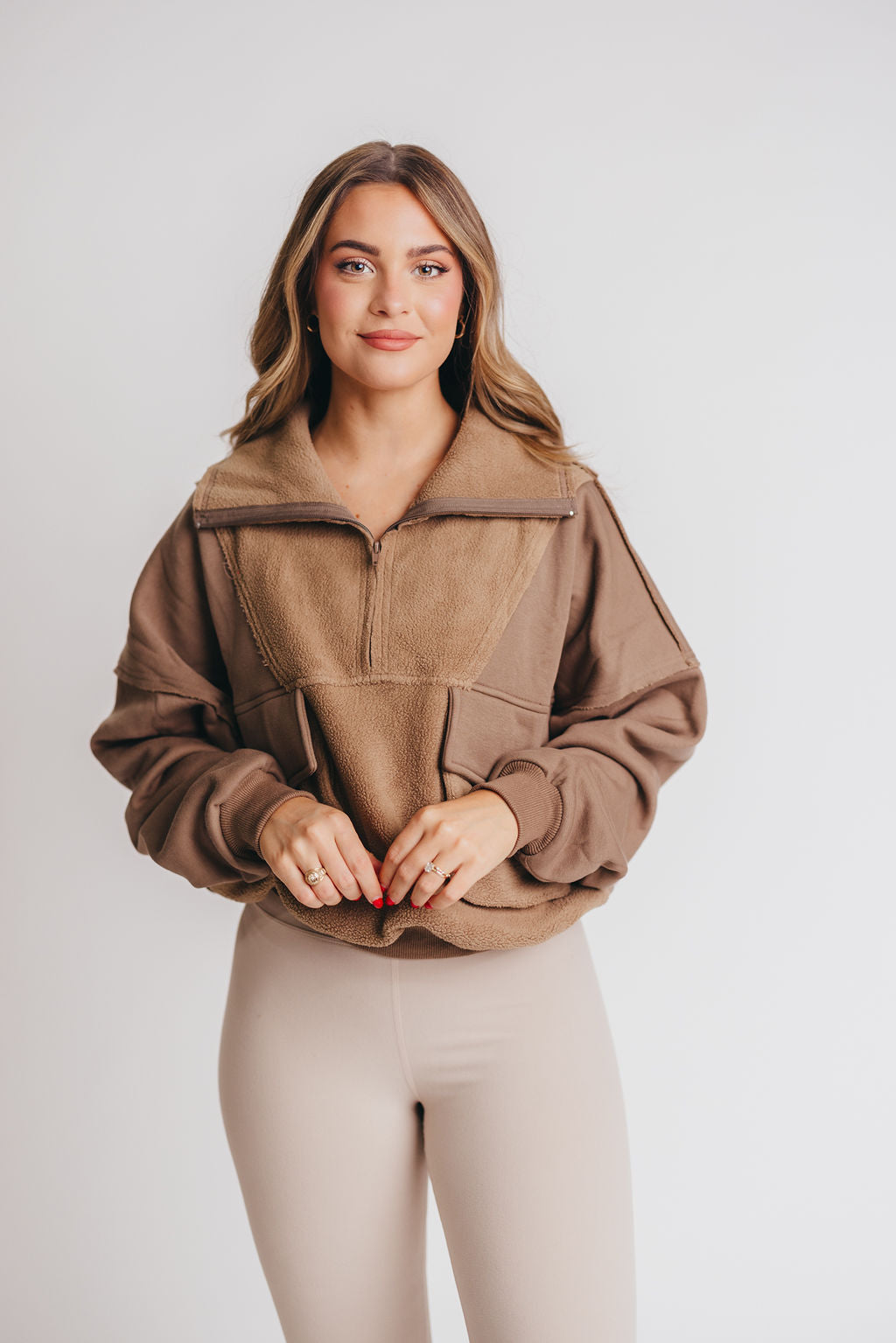 Carter Pullover in Stone Grey