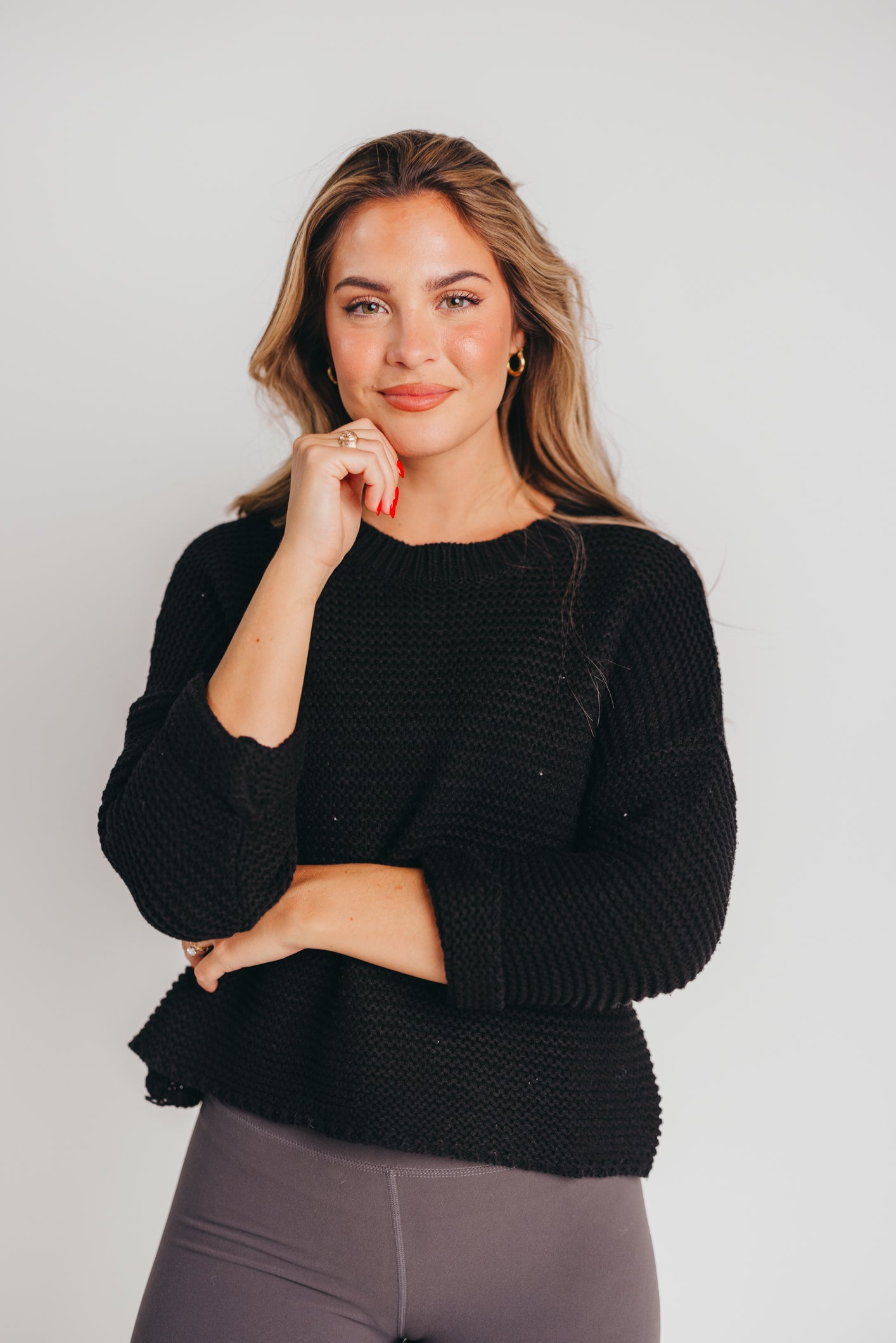 Sail Sweater in Black