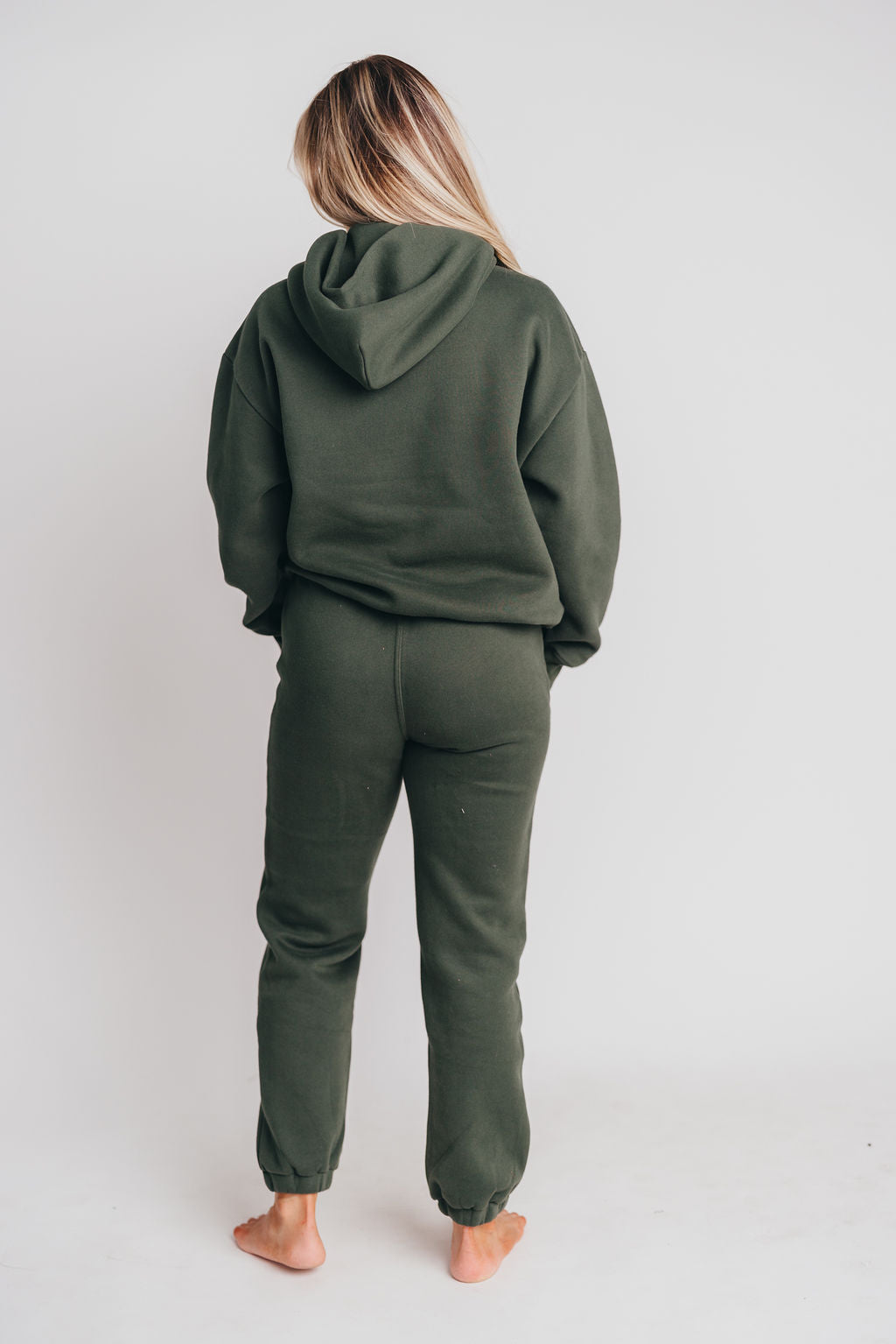 Soft and Cozy Oversized Hoodie in Hunter Green