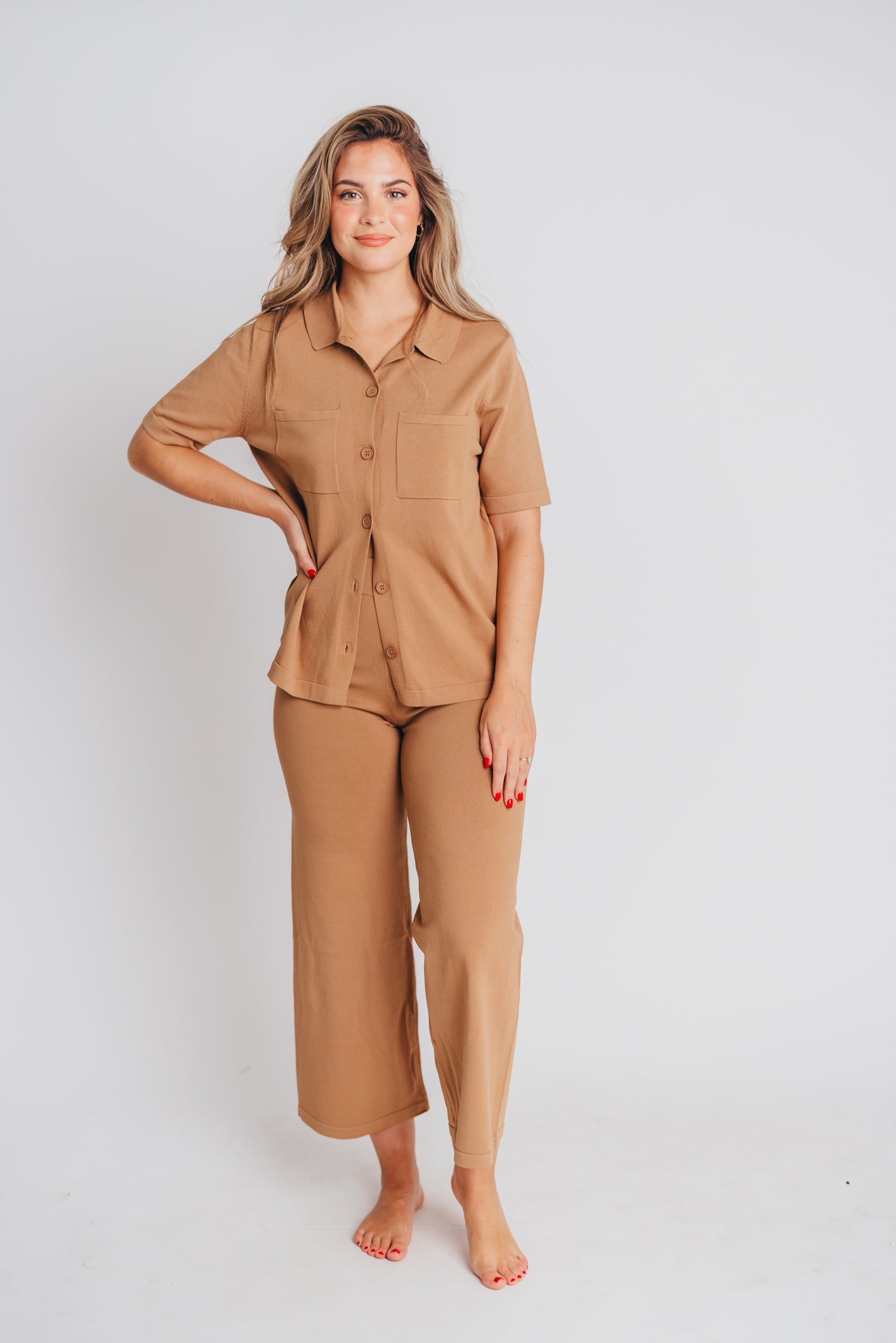 Rica Top in Taupe