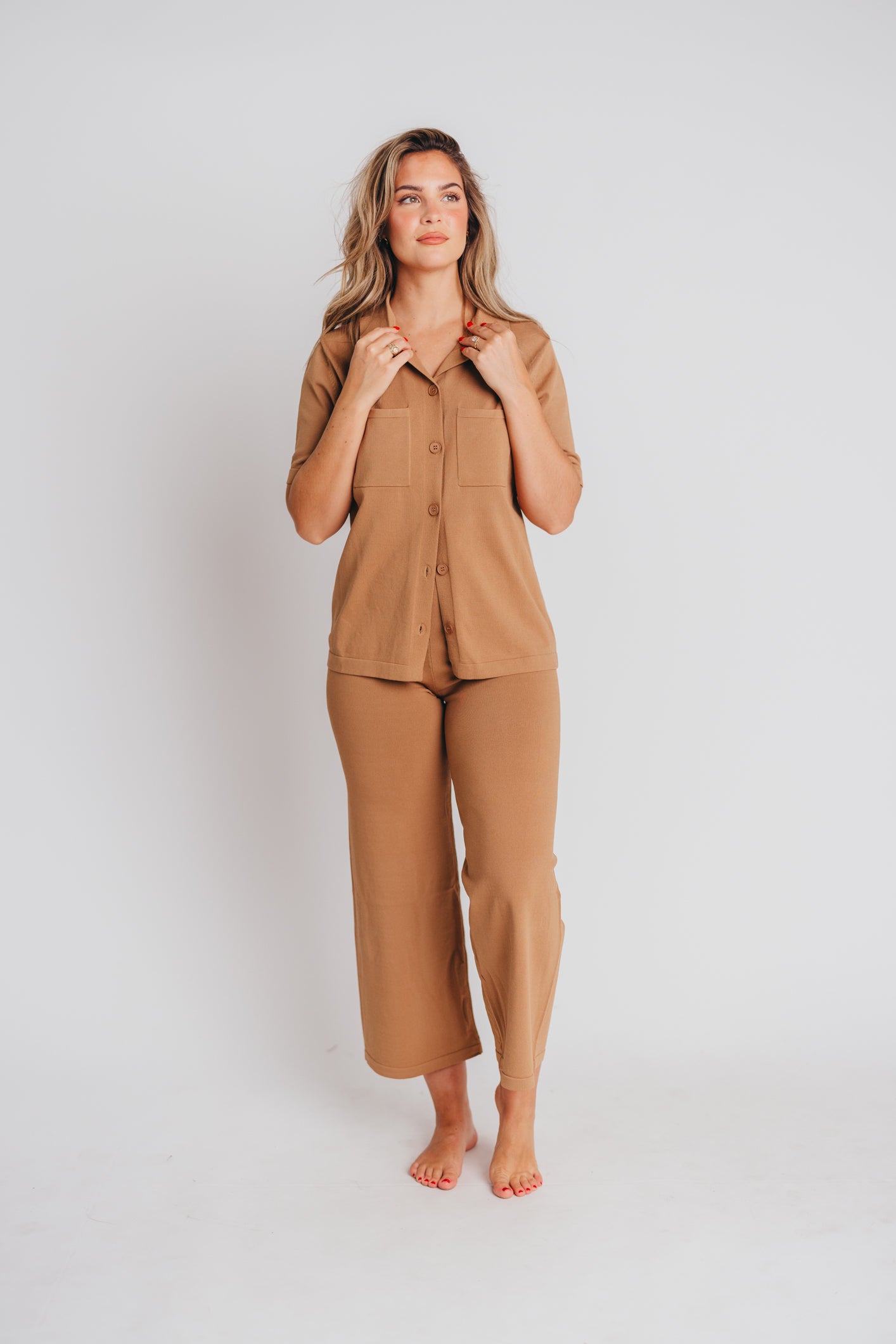 Rica Top in Taupe