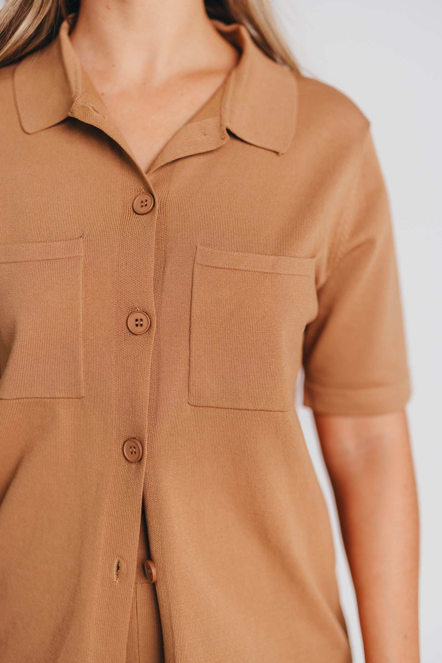 Rica Top in Taupe