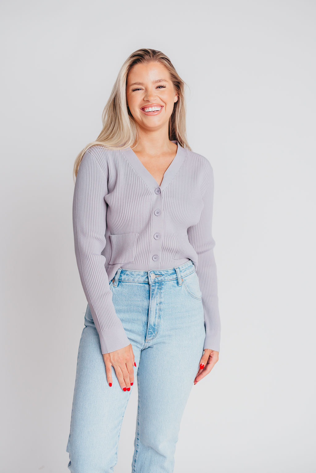 Noor Cardigan in Lilac
