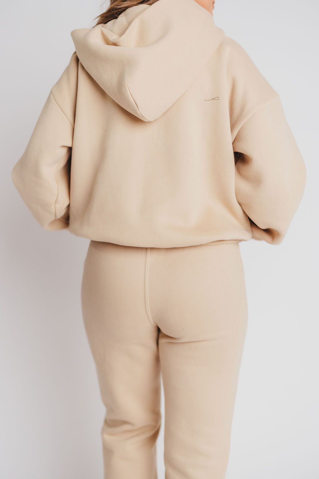 Soft and Cozy Fleece Jogger in Taupe