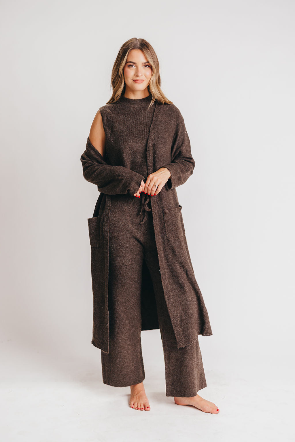 Asher Sweater Pants in Cacao
