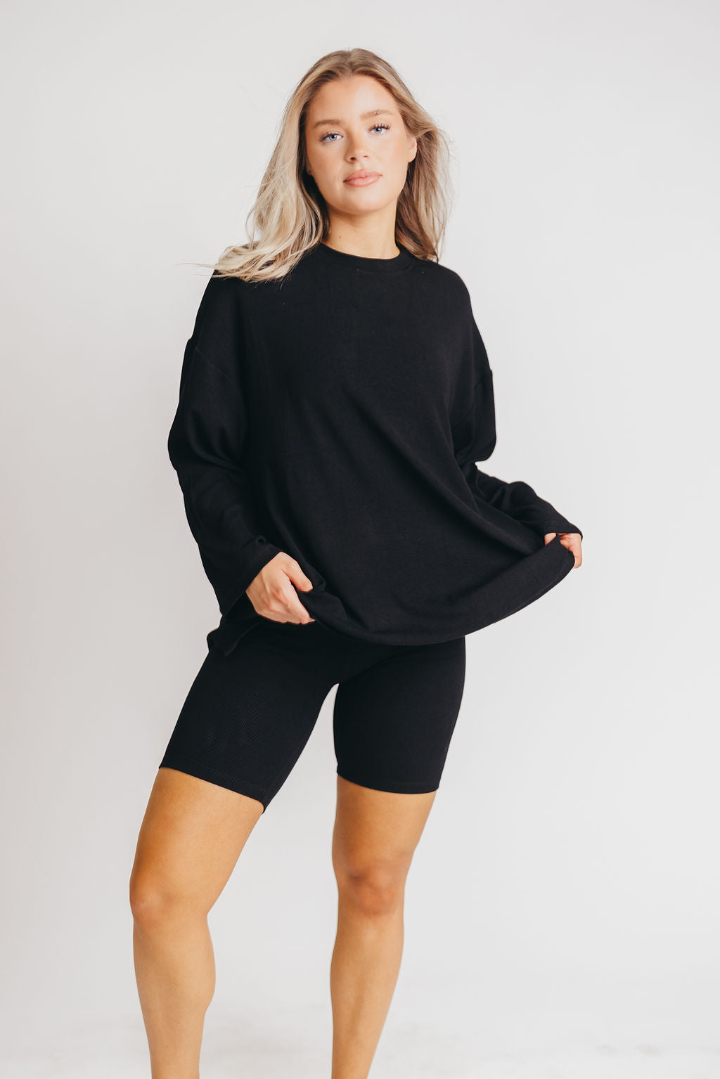 All Weekend Long Set - Long Sleeves - in Black