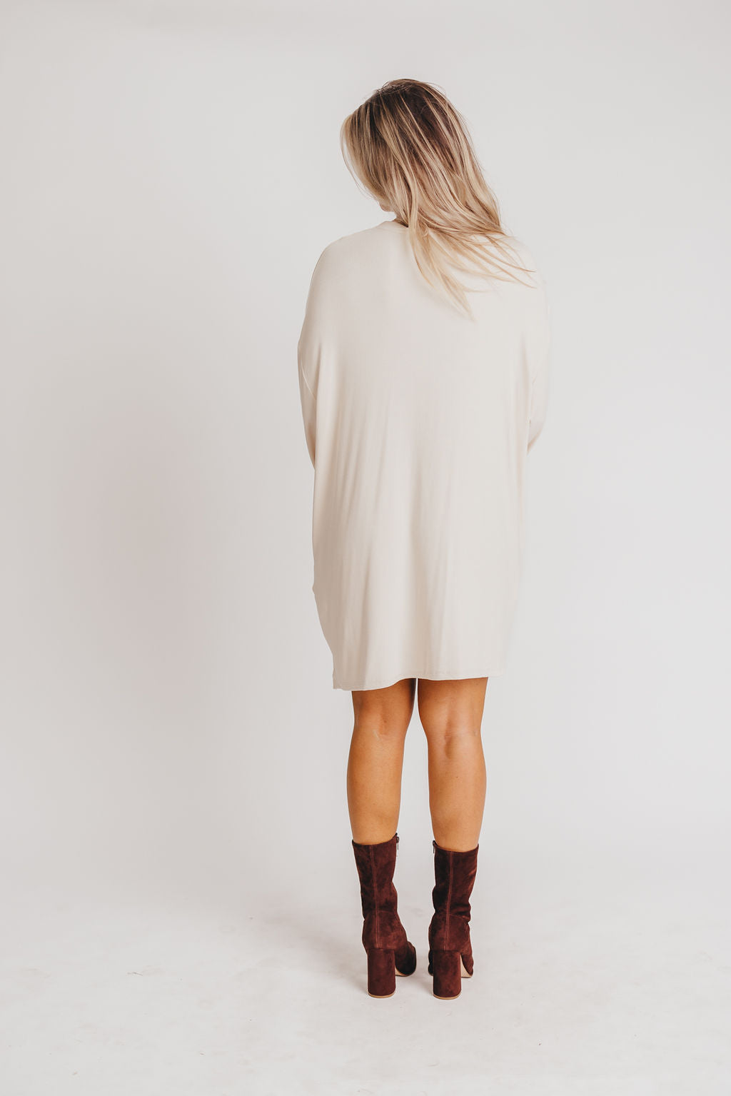 Out of Pocket Dress in Oatmeal