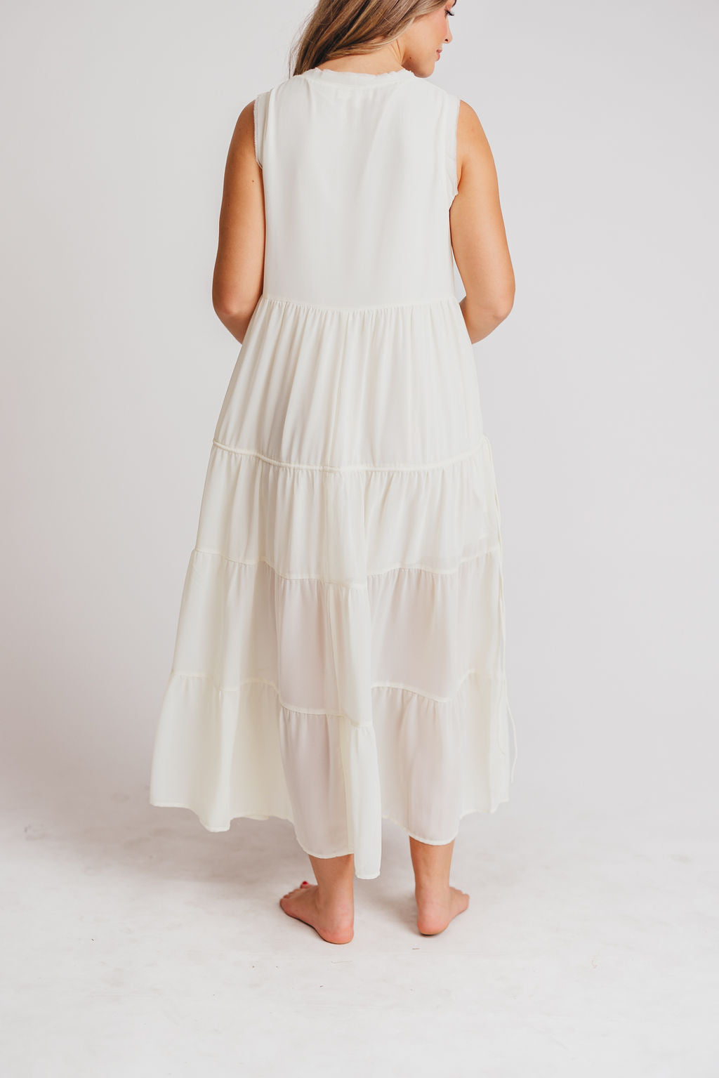 The Elias Dress in Cream