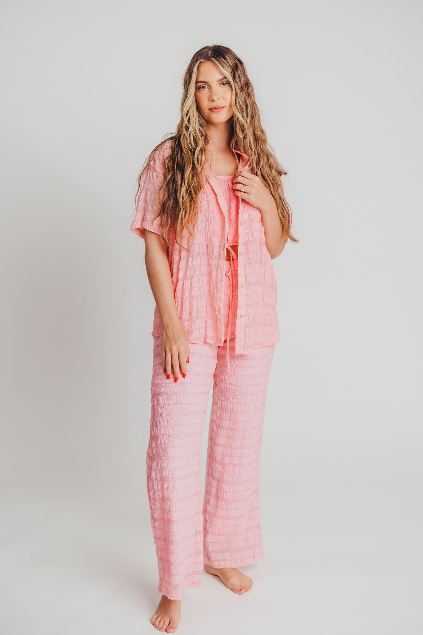 Rowan Relaxed Pants in Pink