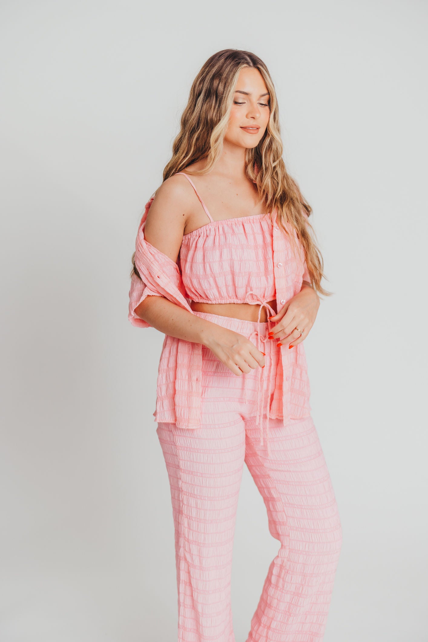 Rowan Relaxed Pants in Pink