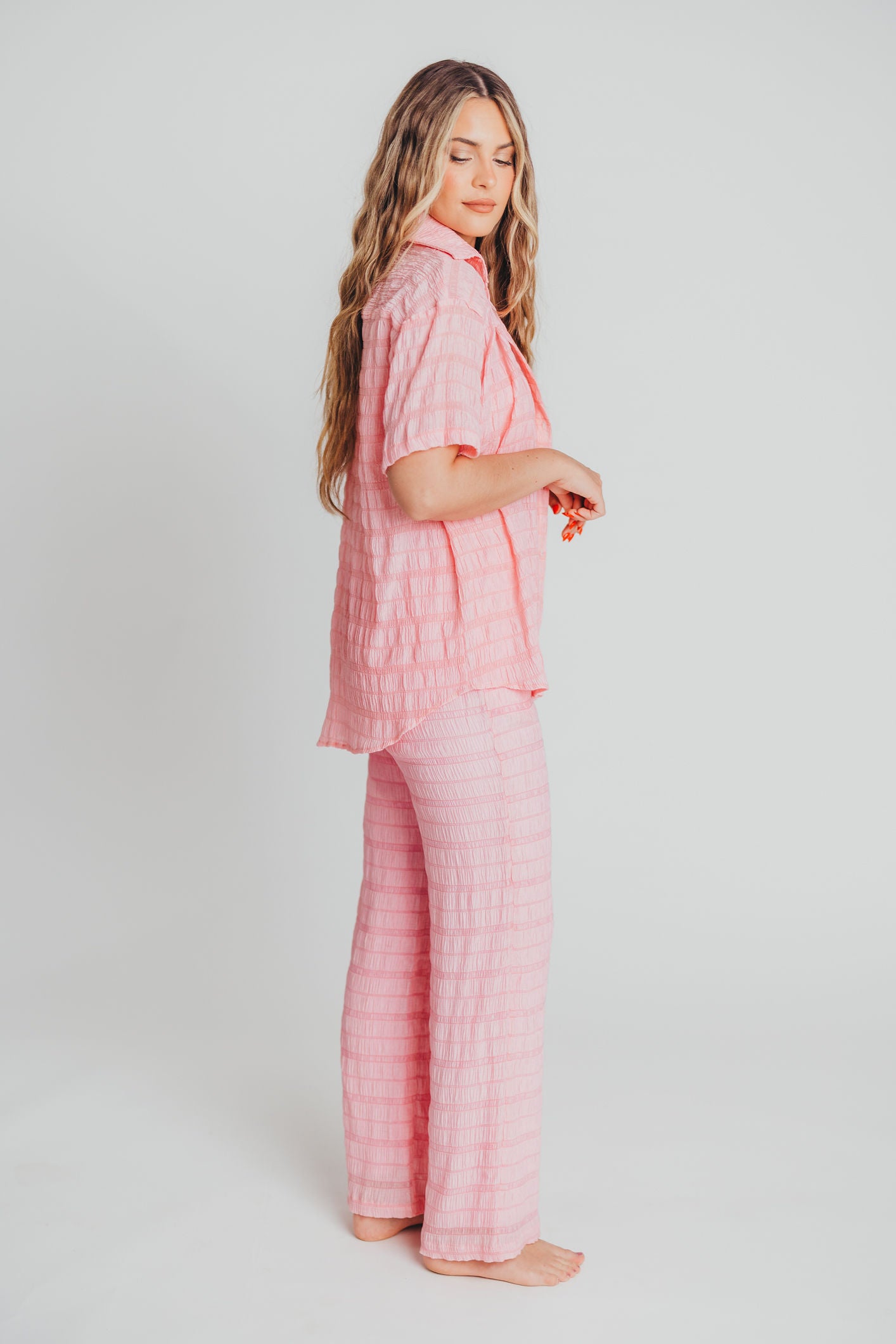 Rowan Relaxed Pants in Pink