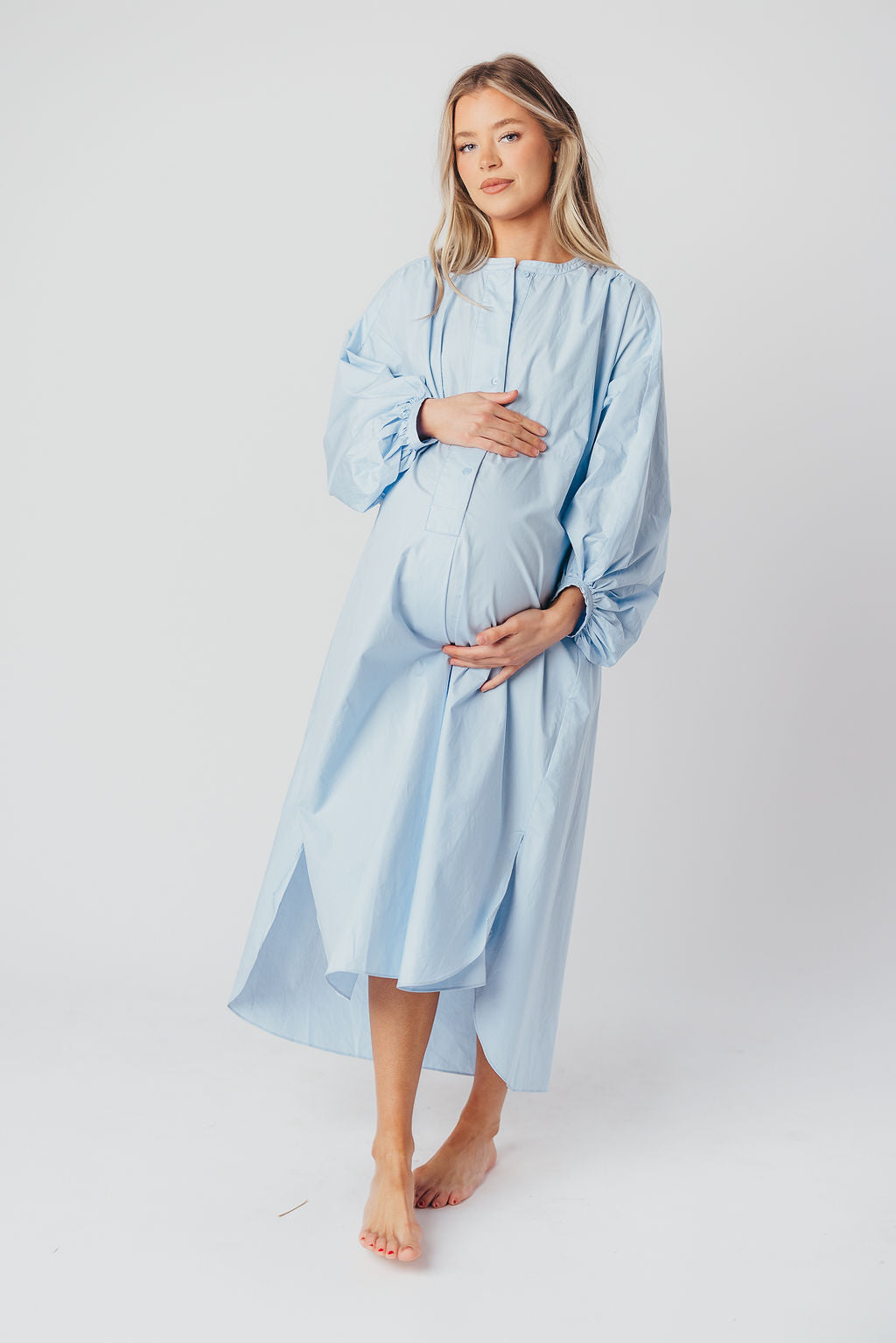 breastfeeding friendly maxi dress