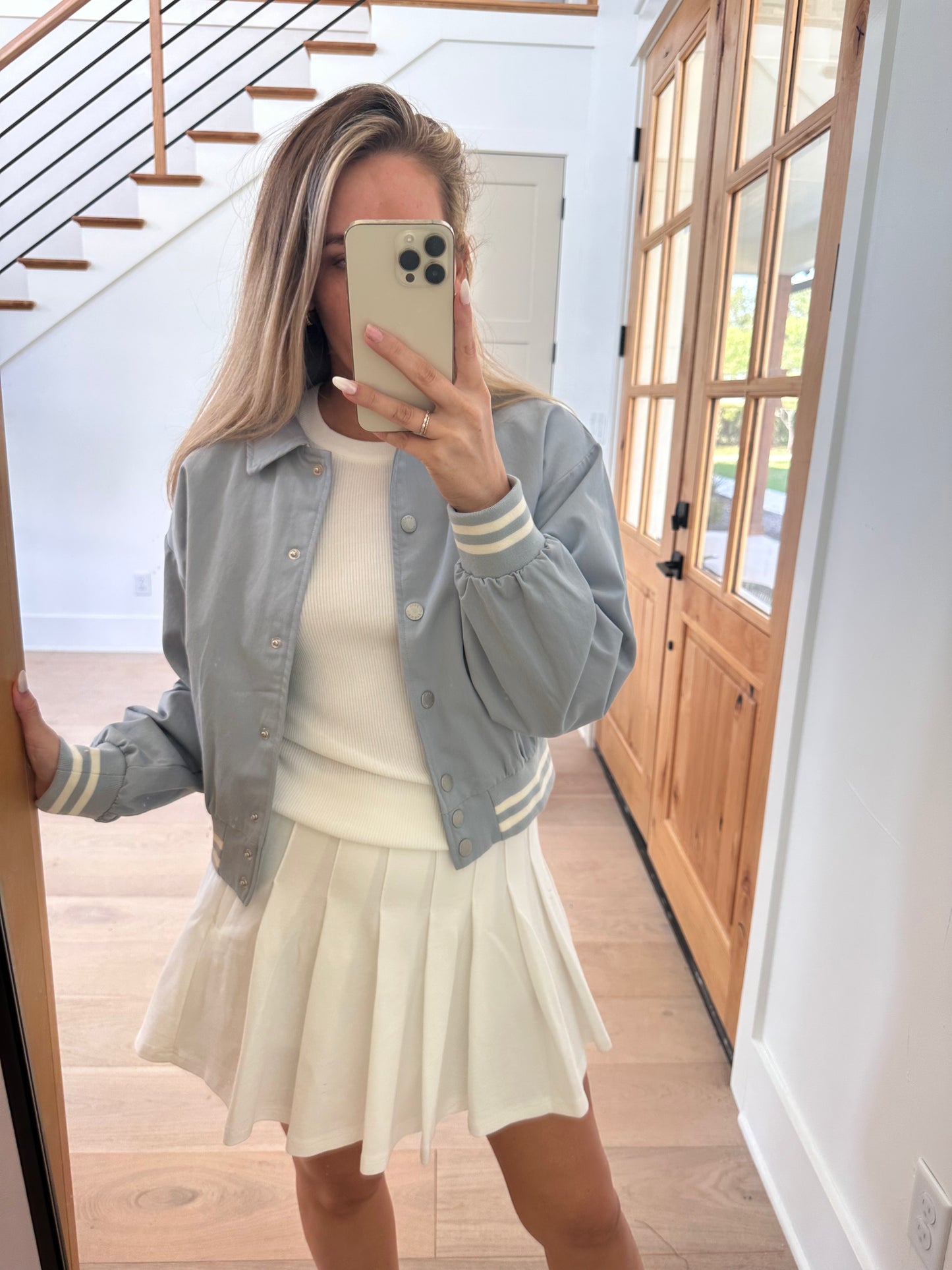 Heirloom Bomber Jacket in Blue