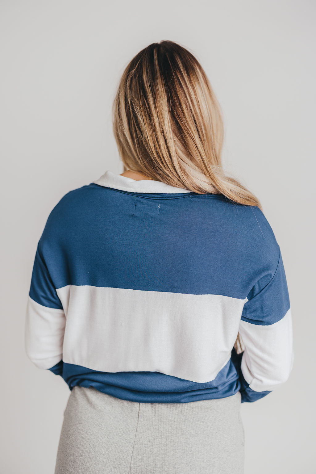 Bexley Stripe Top in Ocean