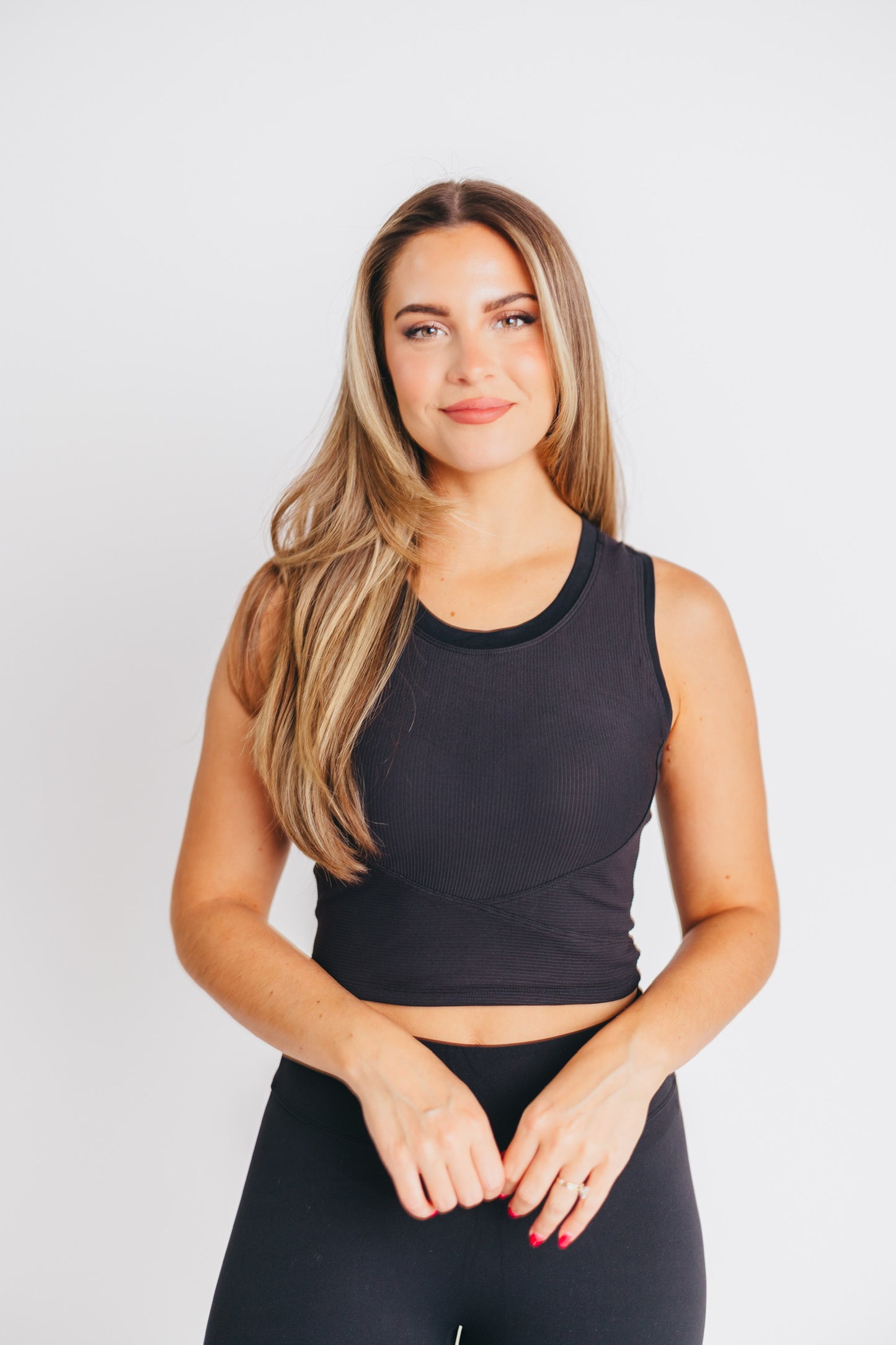Worth The Label Active Tank in Black