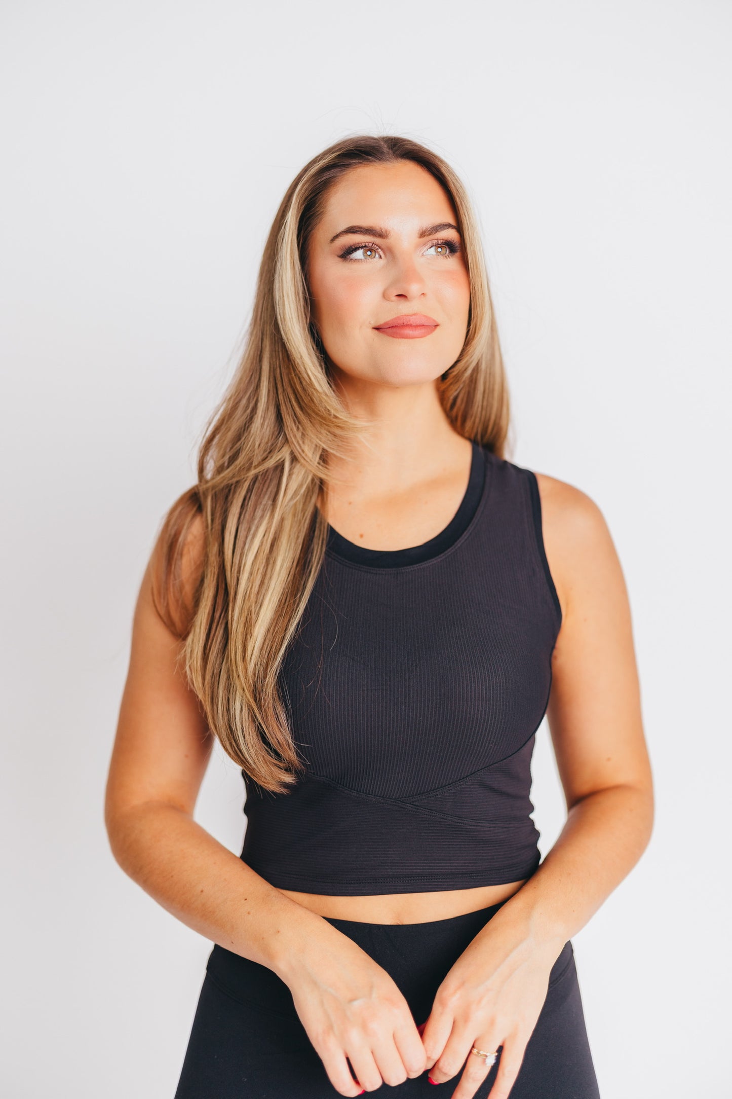 Worth The Label Active Tank in Black